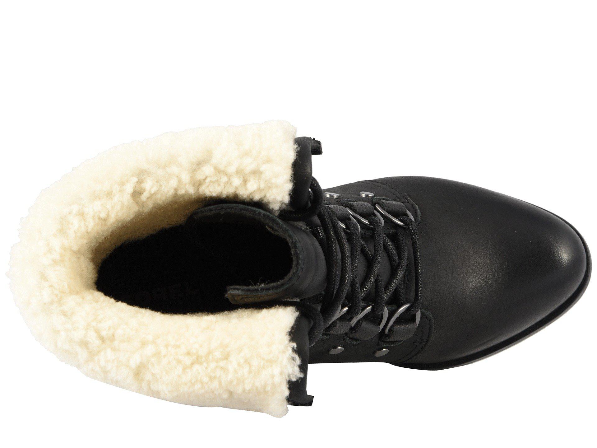 sorel after hours lace shearling