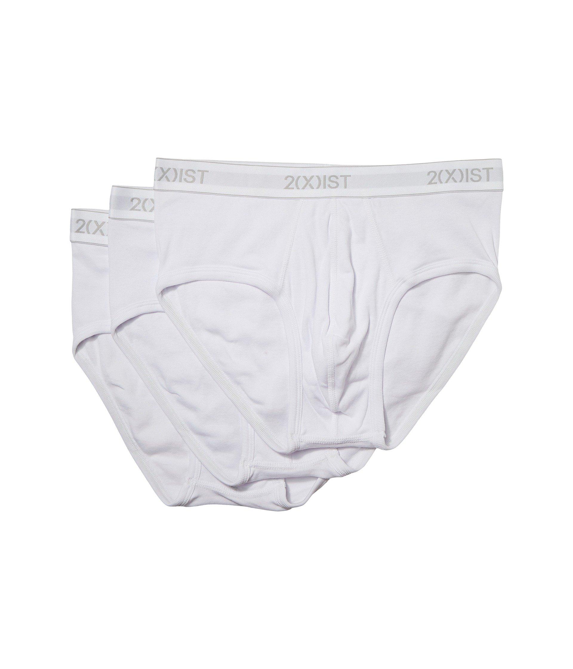 2xist Cotton 2(x)ist 3-pack Essential Contour Pouch Brief in White for ...