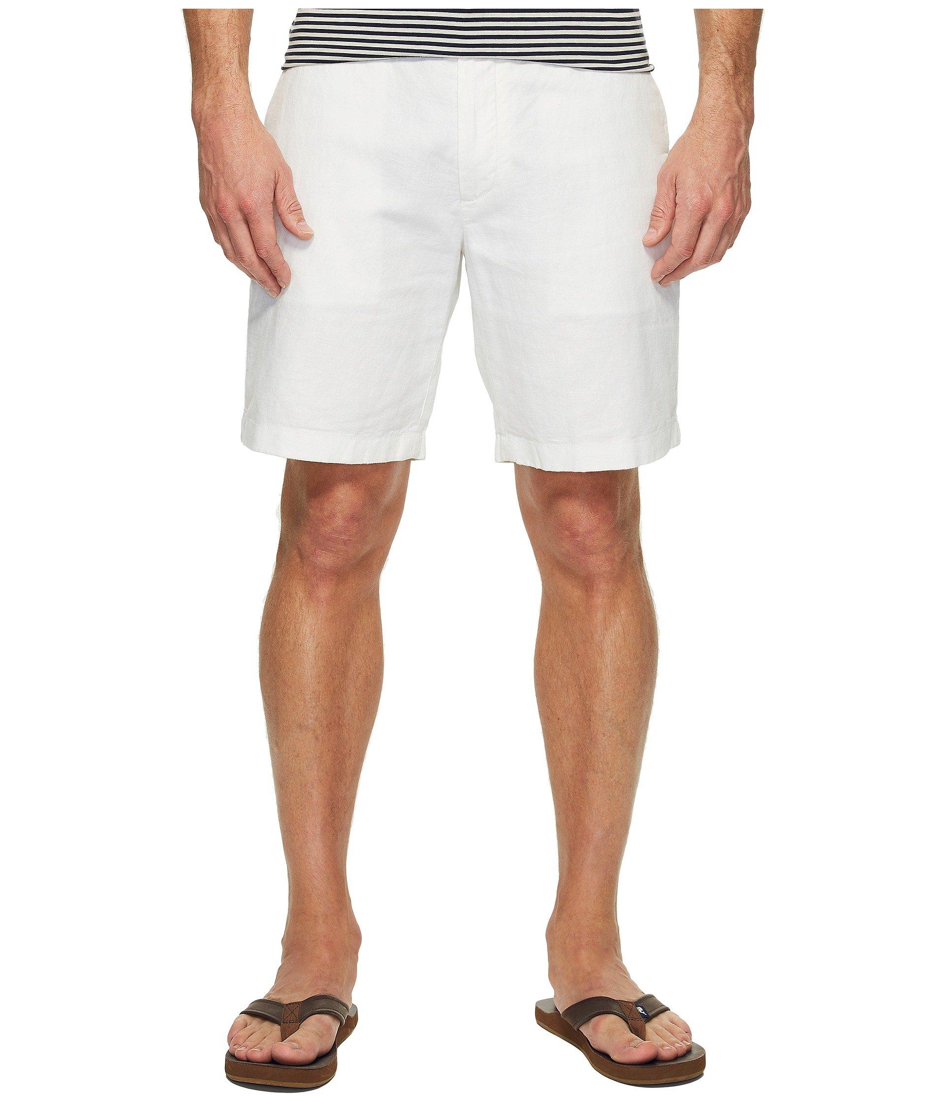 Nautica Linen Cotton Shorts in Bright White (White) for Men - Save 3% ...