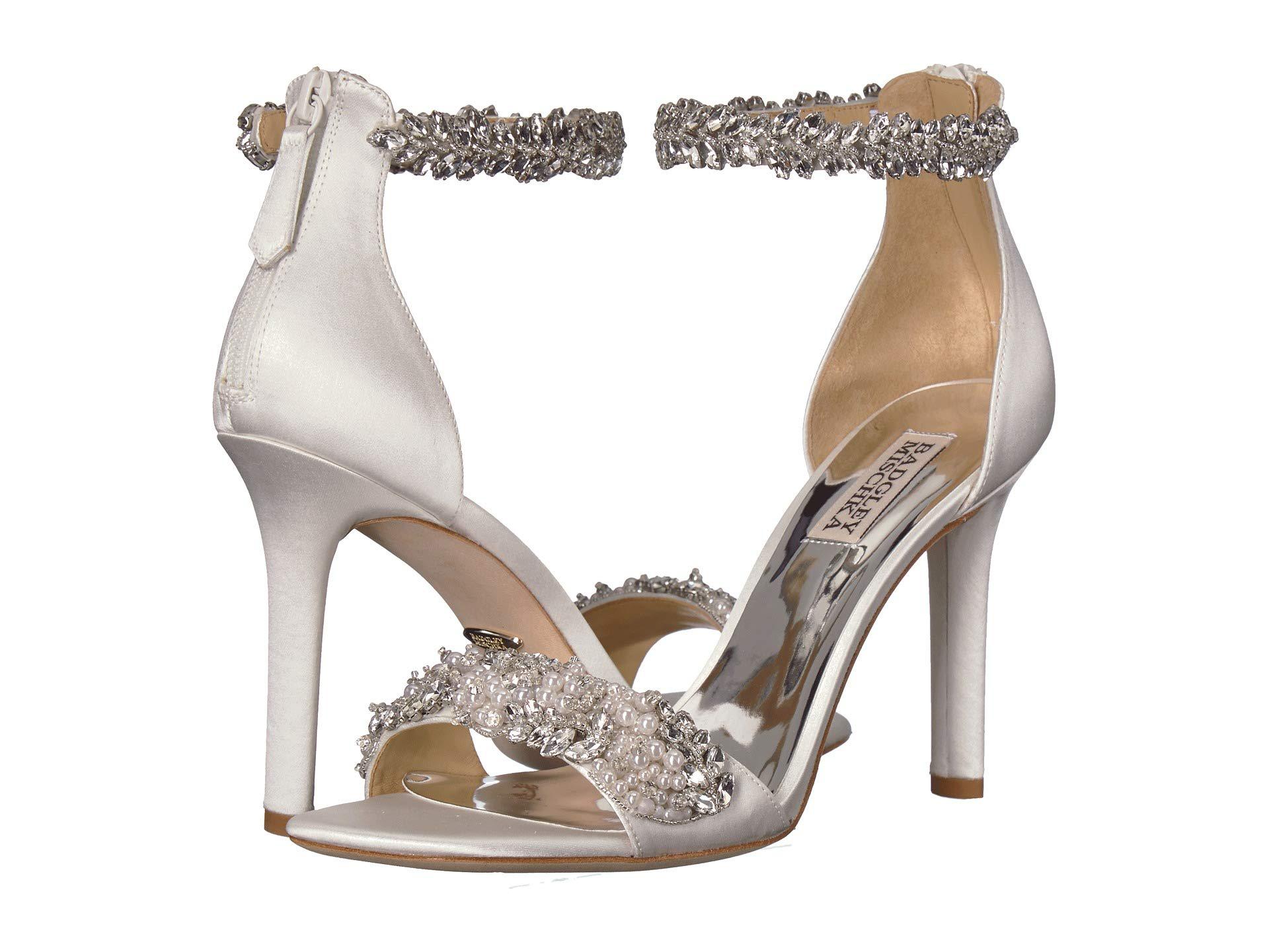fiorenza embellished ankle strap evening shoe