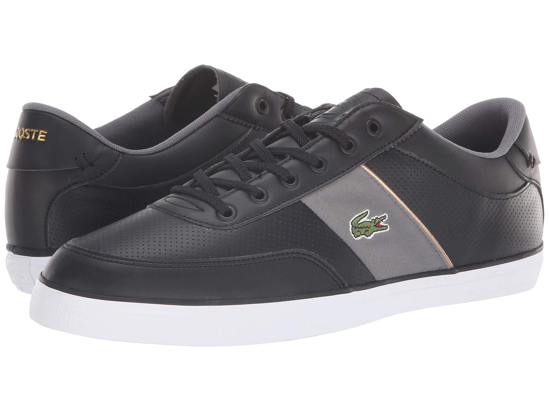 lacoste court master grey