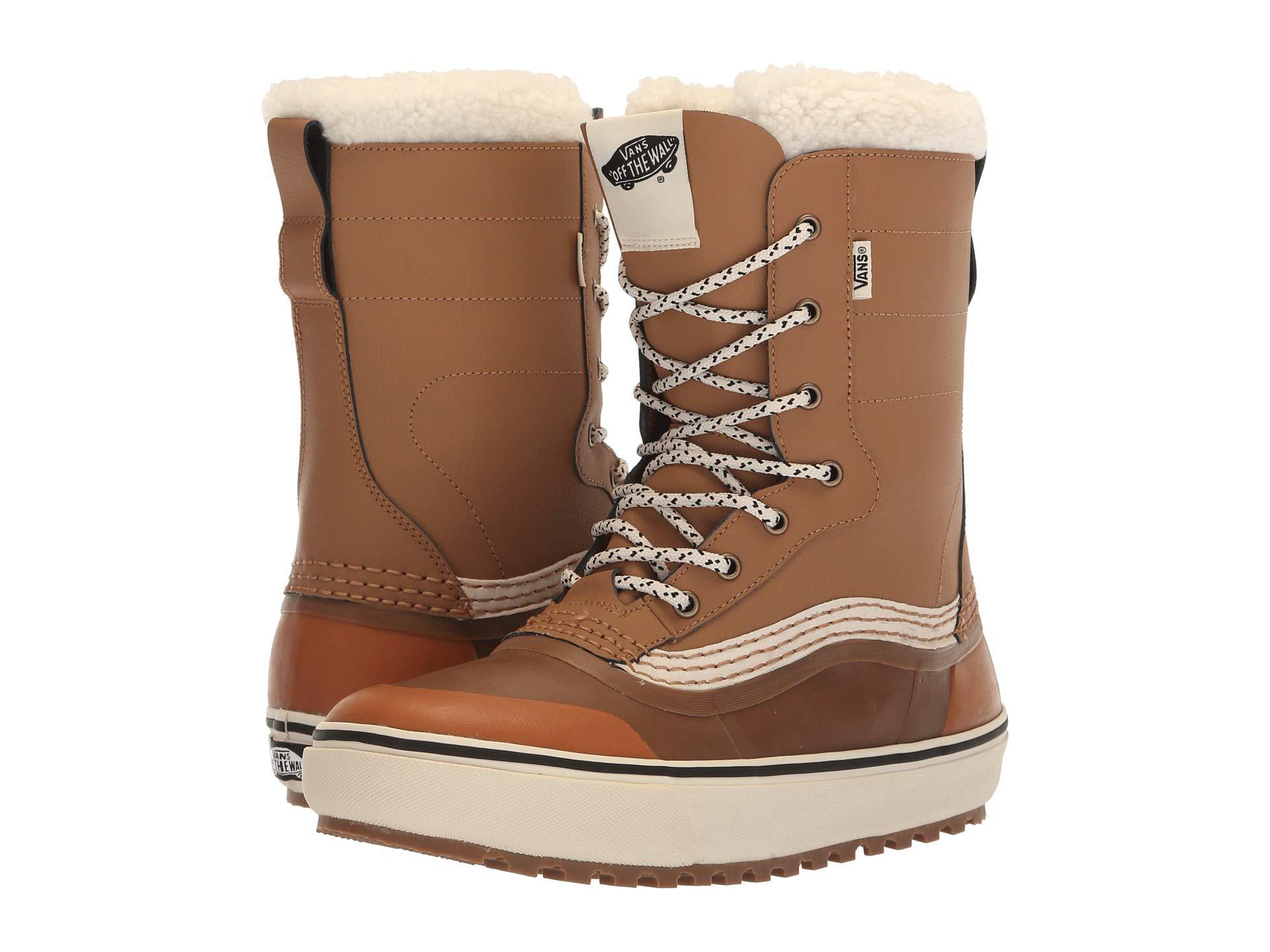 brown vans boots