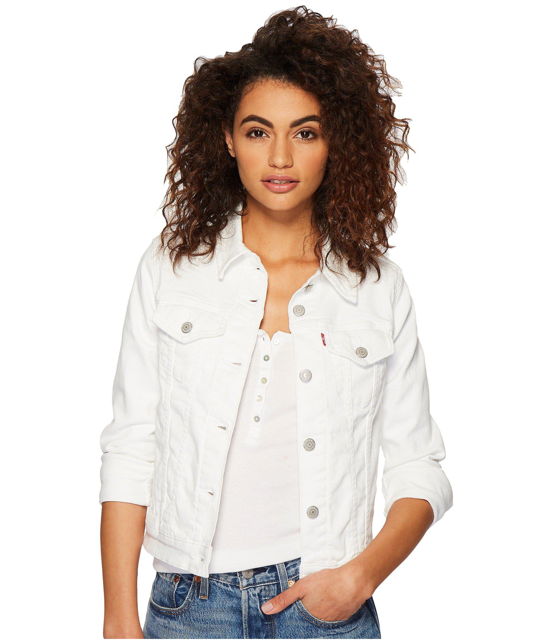 white levi jacket womens
