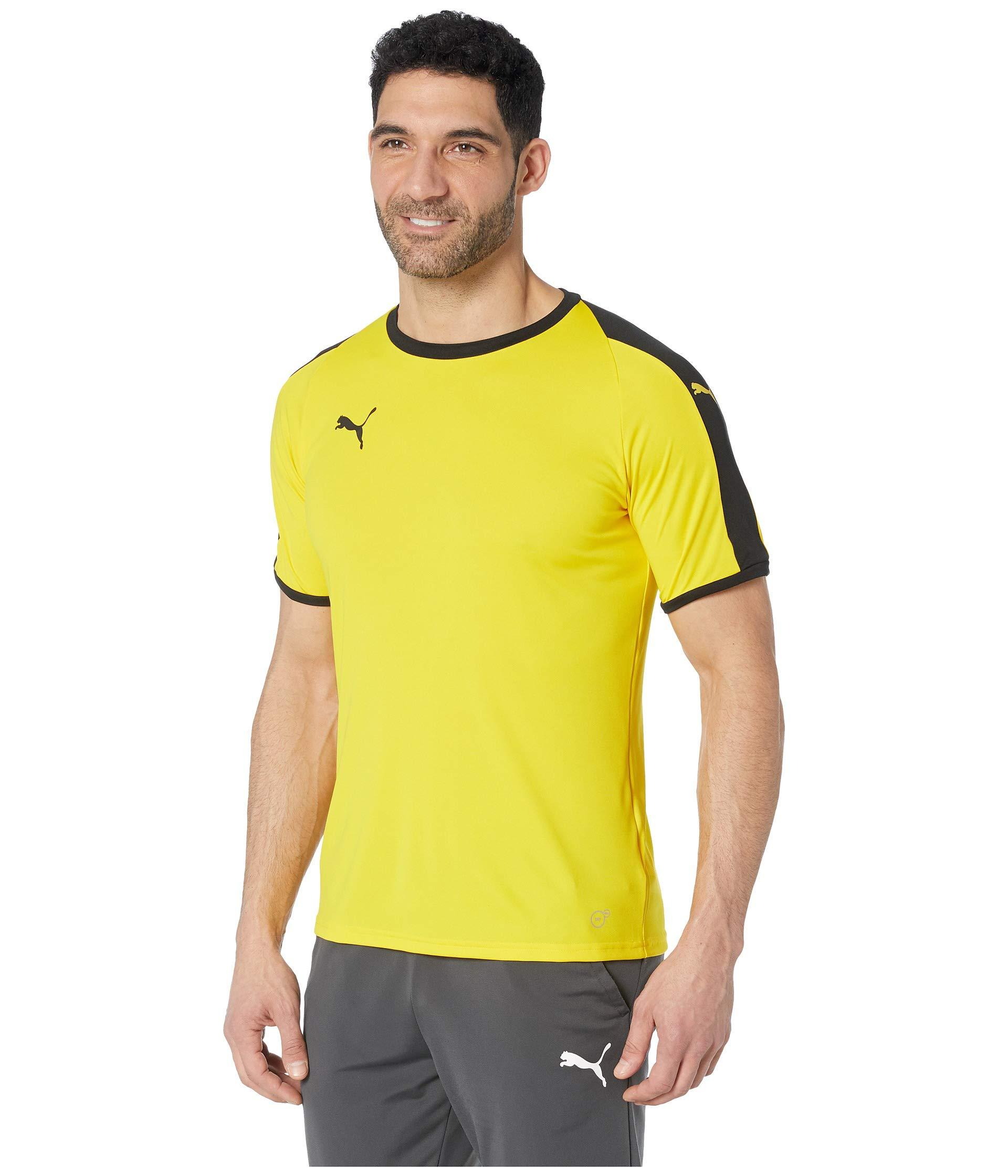 PUMA Synthetic Liga Jersey in Yellow for Men - Lyst