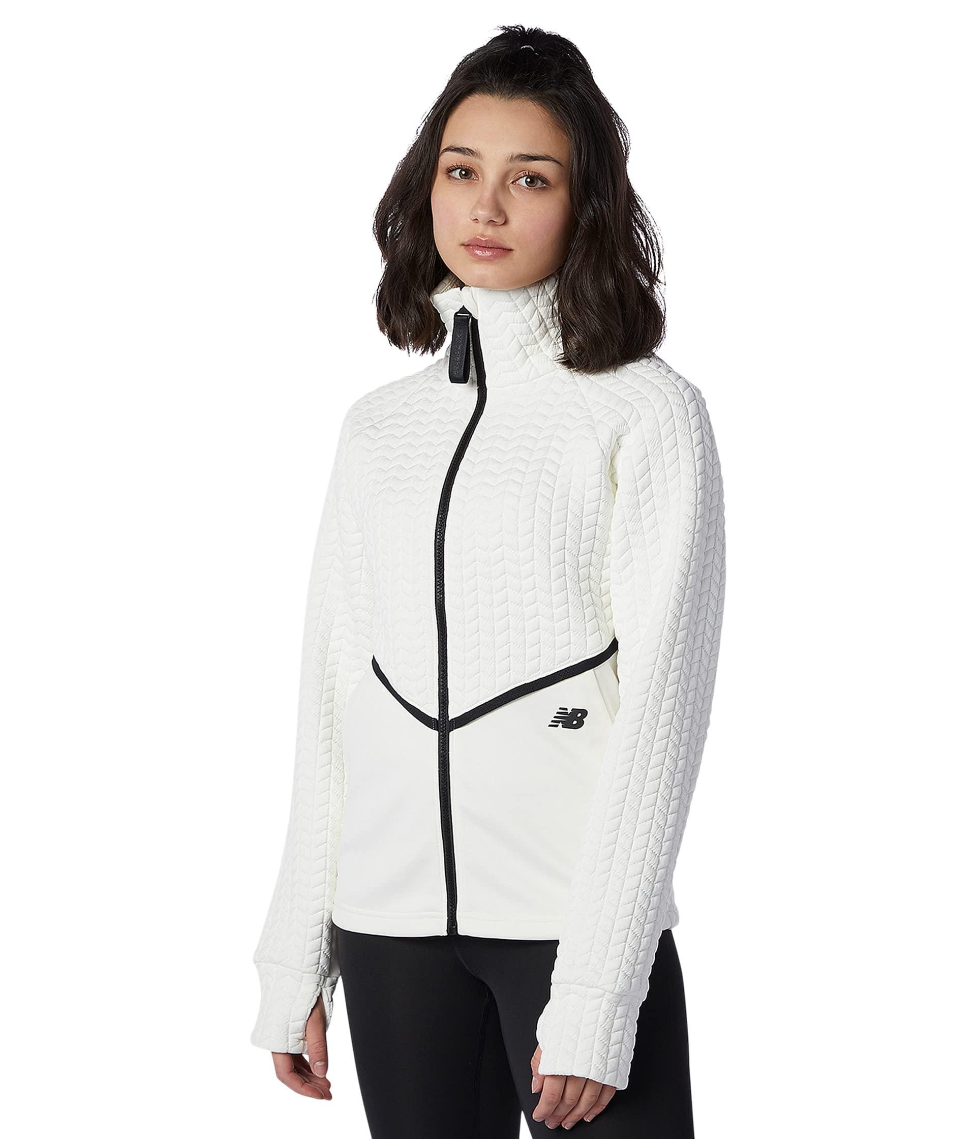 New Balance Heat Loft Athletic Jacket in White | Lyst