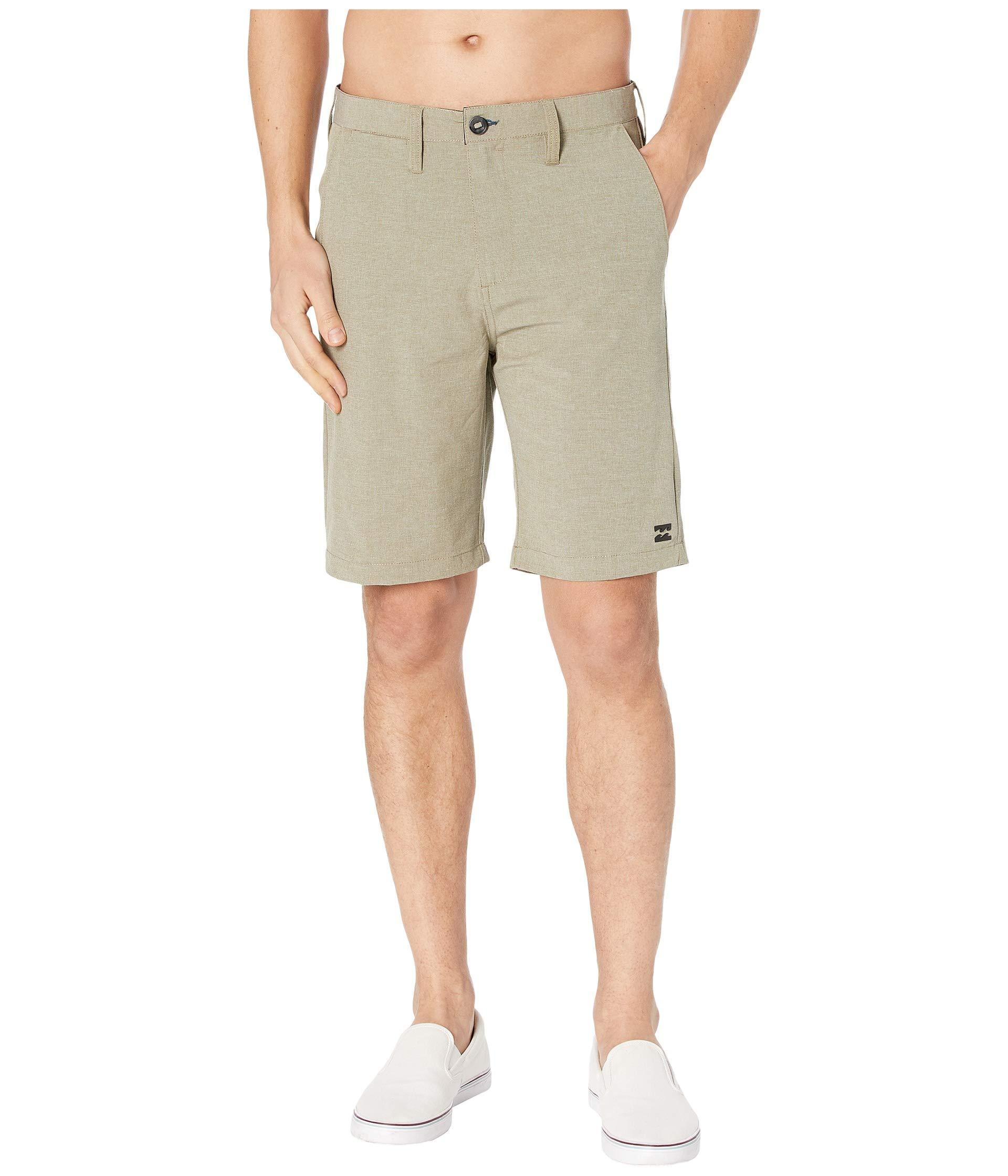 Billabong Cotton 21 Crossfire Submersible Shorts in Khaki (Natural) for