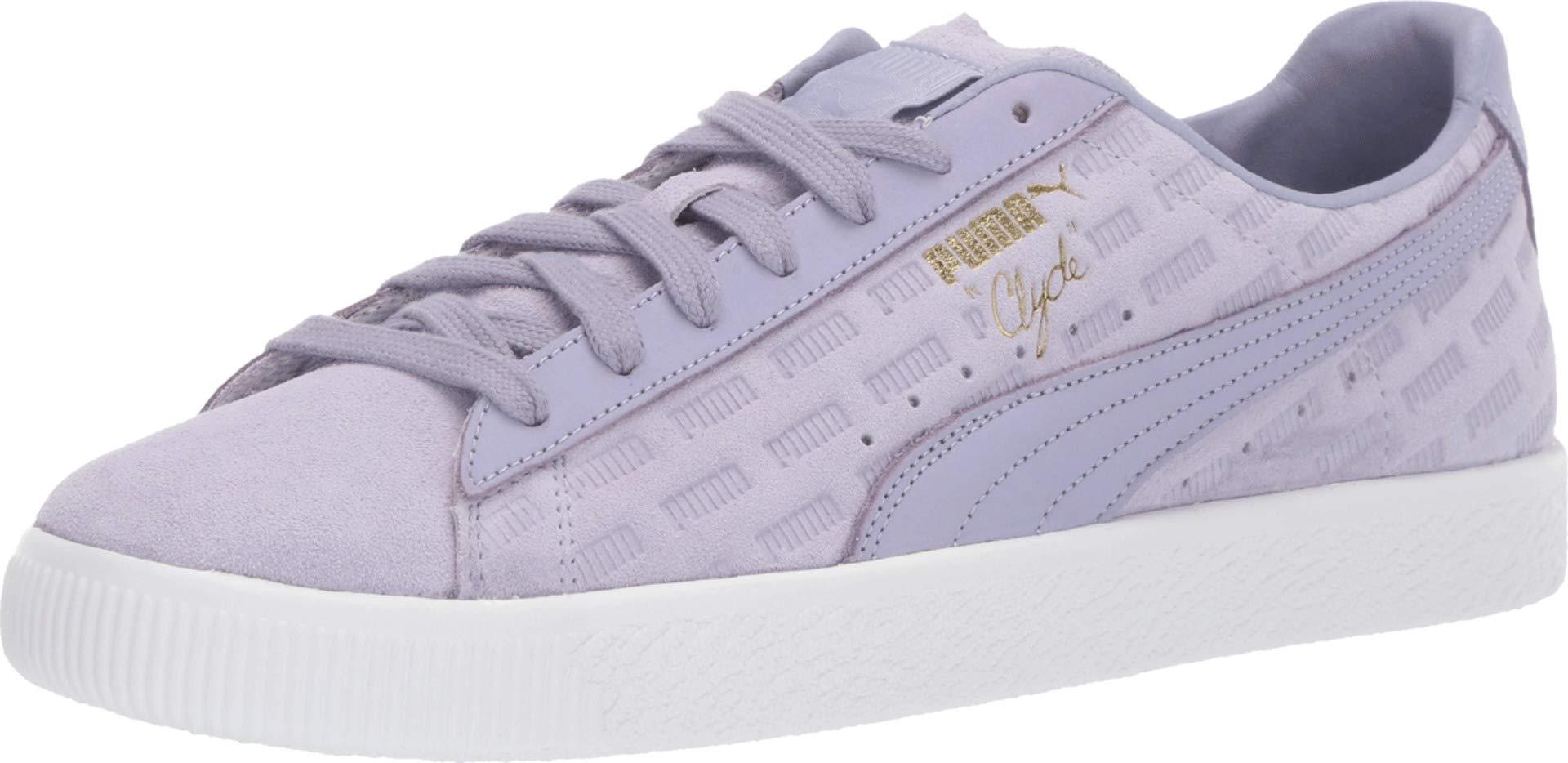 puma clyde purple
