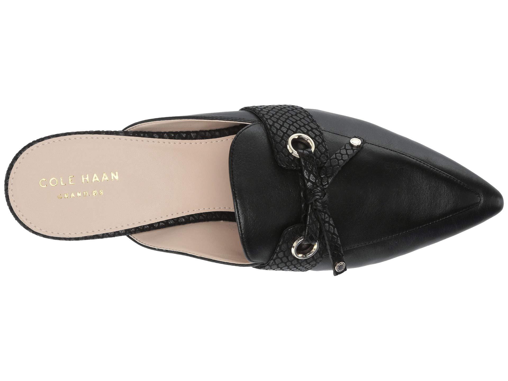cole haan black mules
