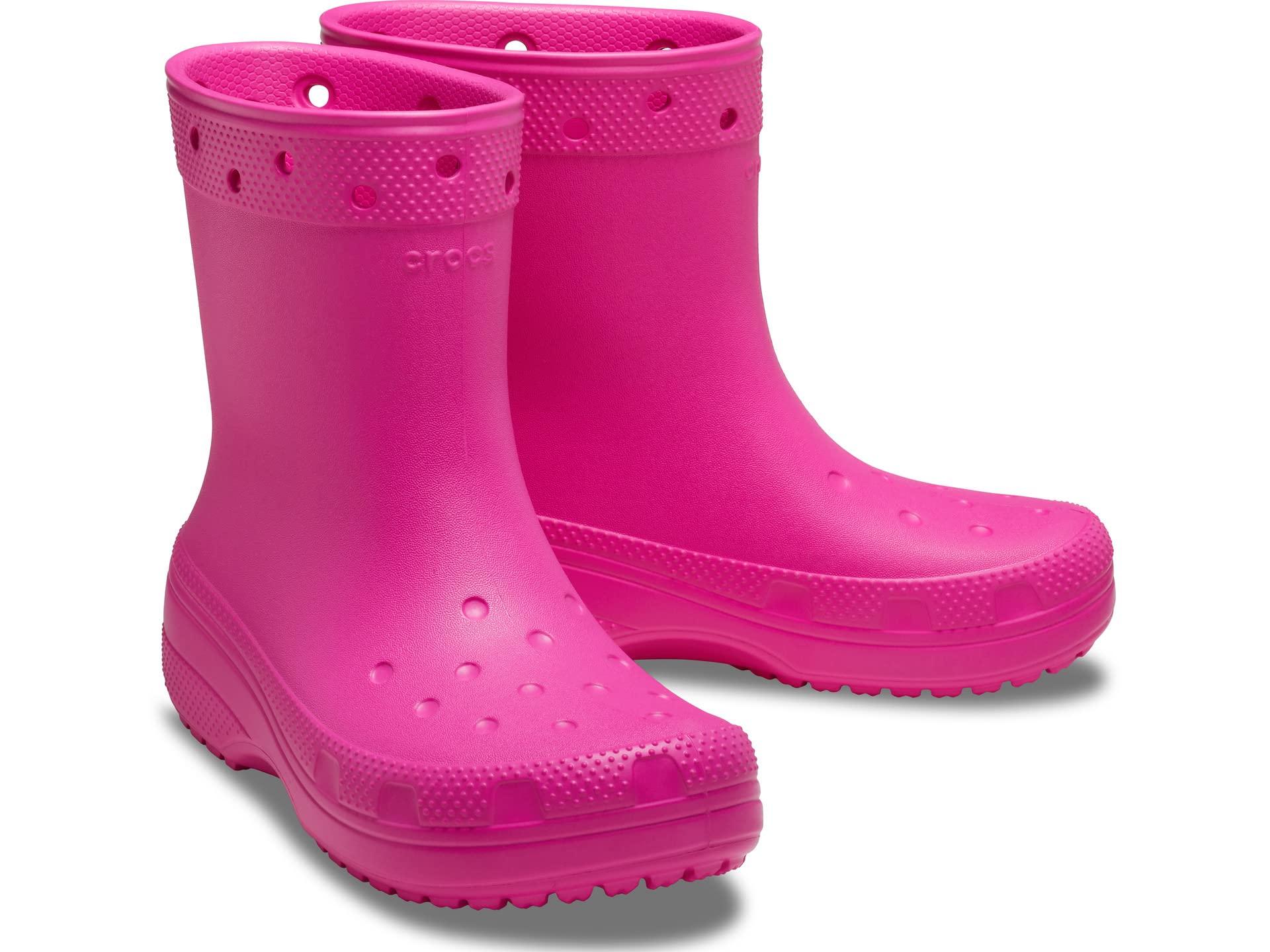 Crocs™ Classic Rain Boot in Pink | Lyst