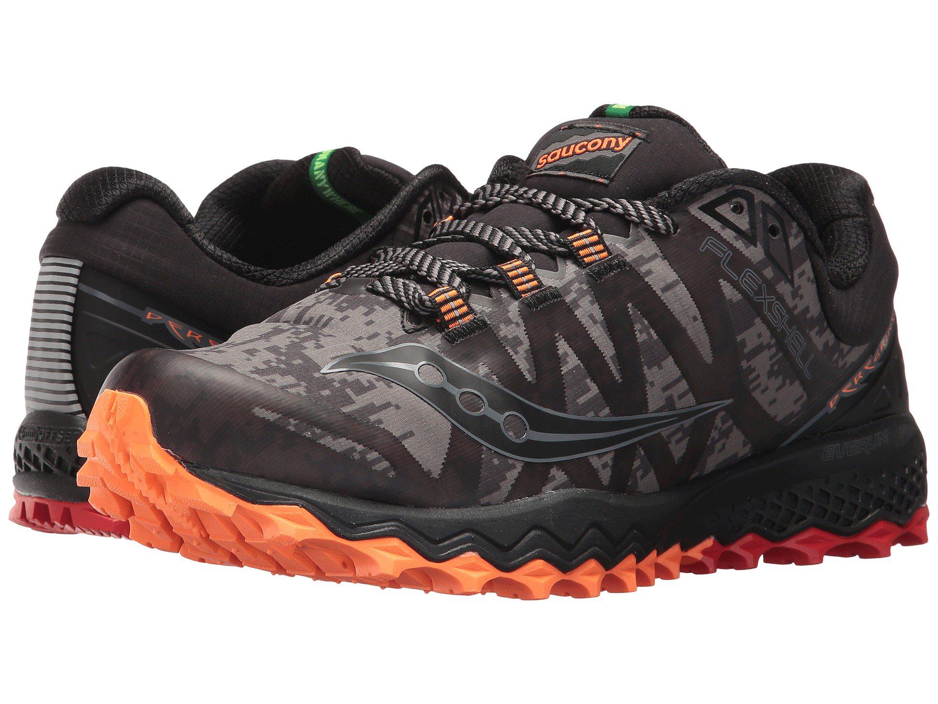 saucony peregrine 7 runshield shoes - men's