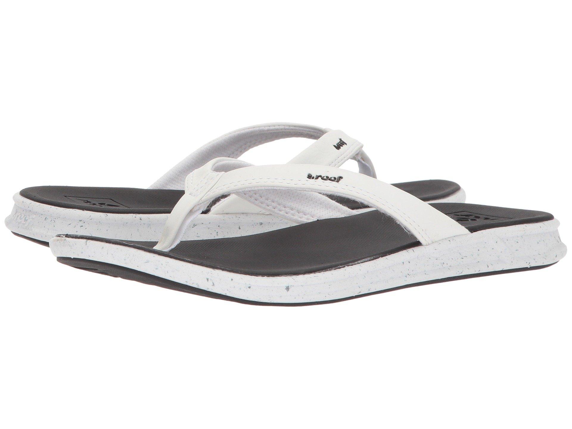 Reef Leather Rover Catch Pop in Black - Lyst