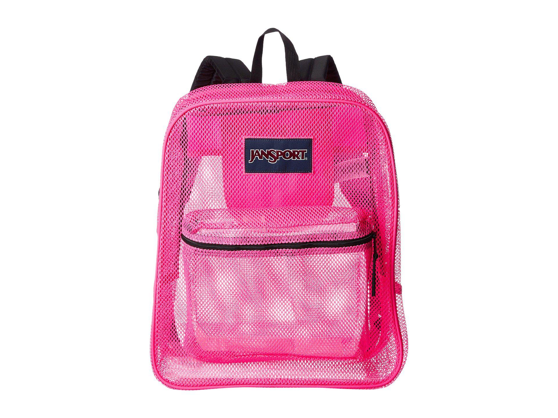 Jansport Mesh Pack (ultra Pink) Backpack Bags | Lyst