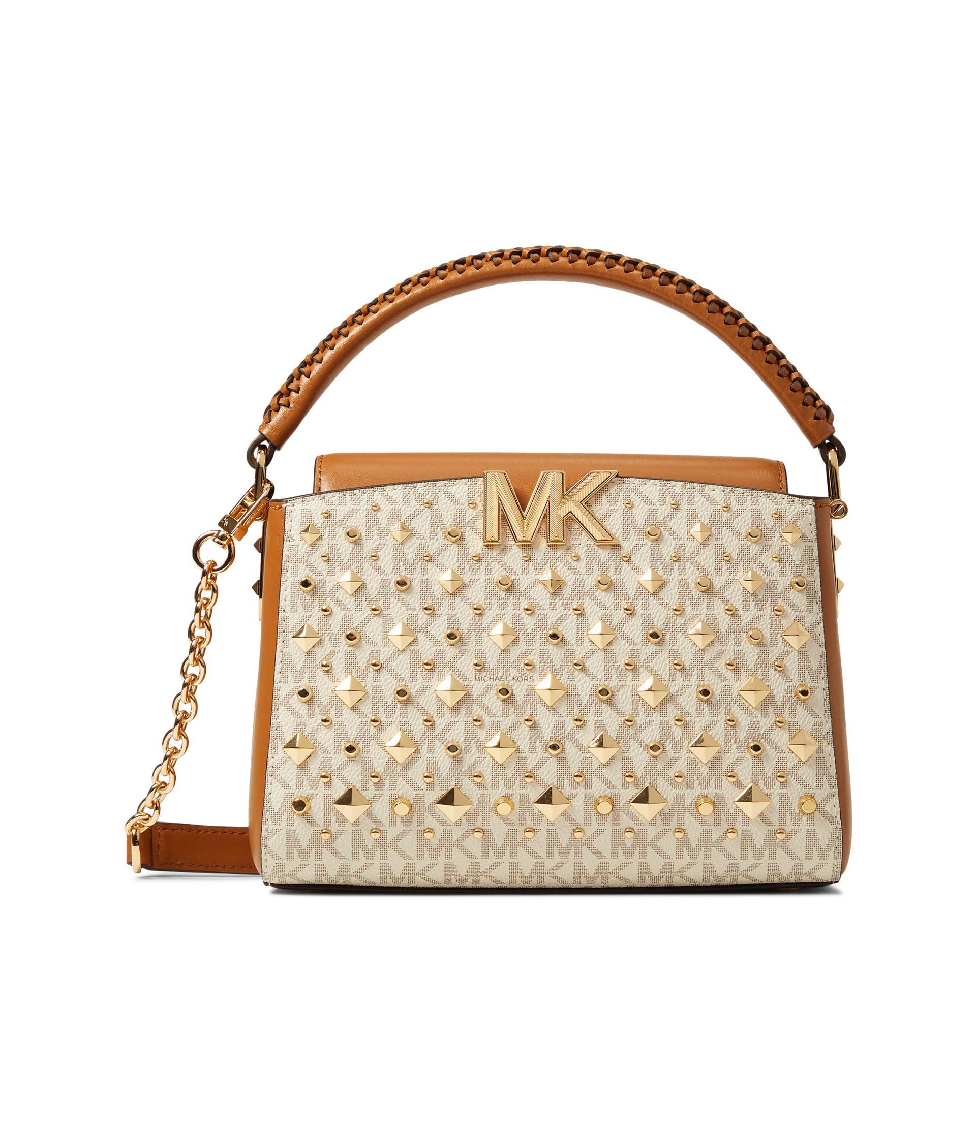 MICHAEL Michael Kors Karlie Small Tophandle Crossbody in Natural Lyst