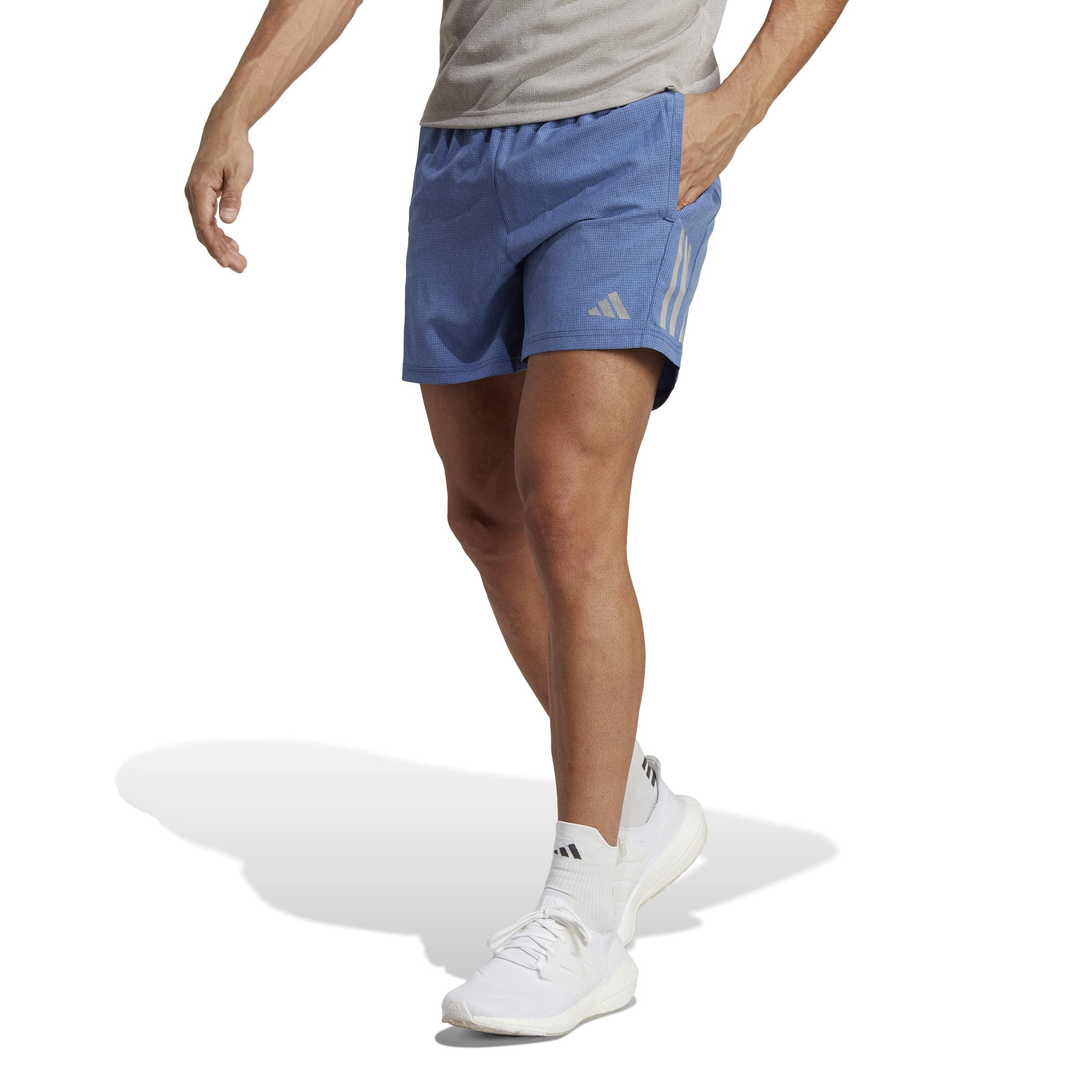 adidas Own The Run Heather 7 Shorts in Blue for Men | Lyst