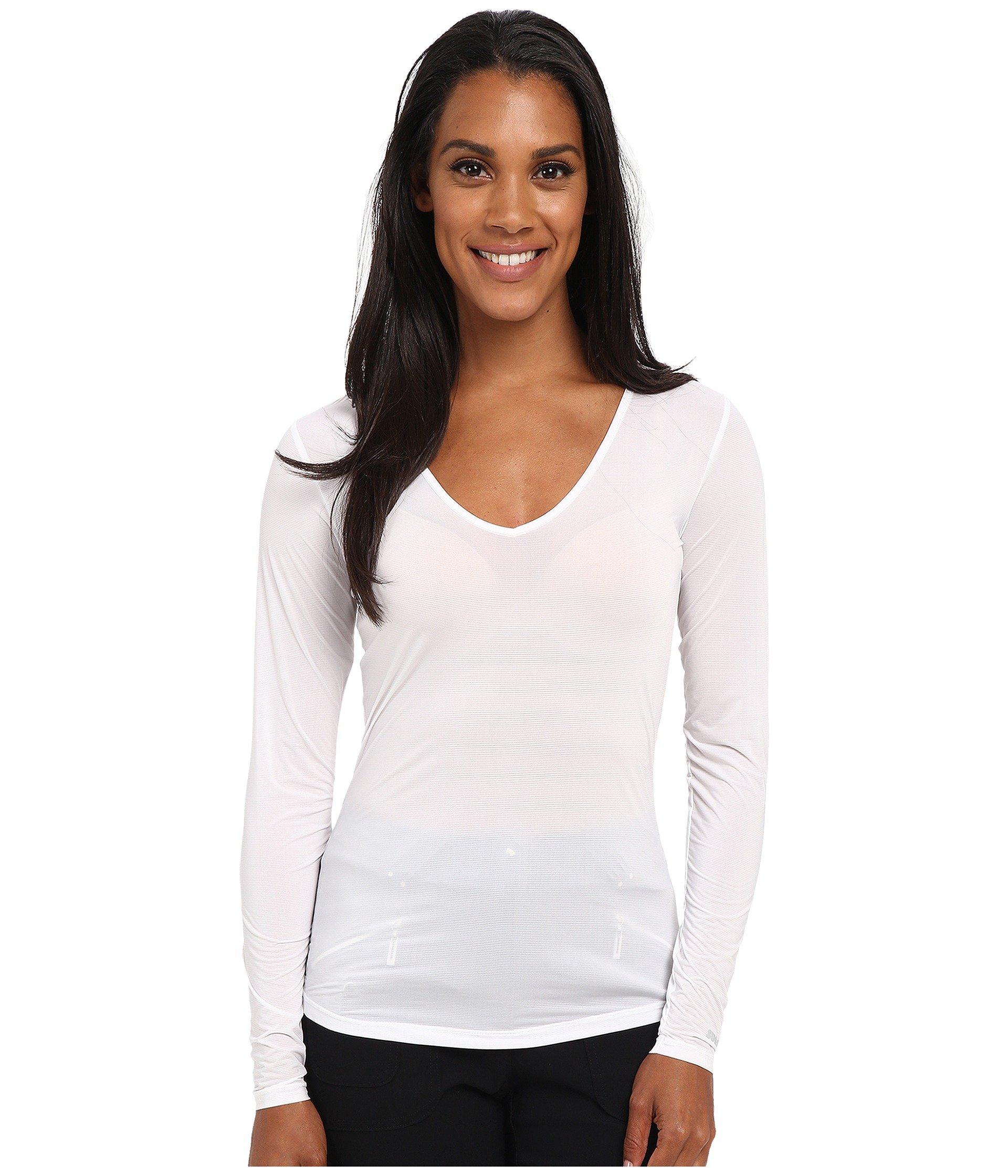 Jamie Sadock Sunsense(r) Long Sleeve Layering Top in White Lyst