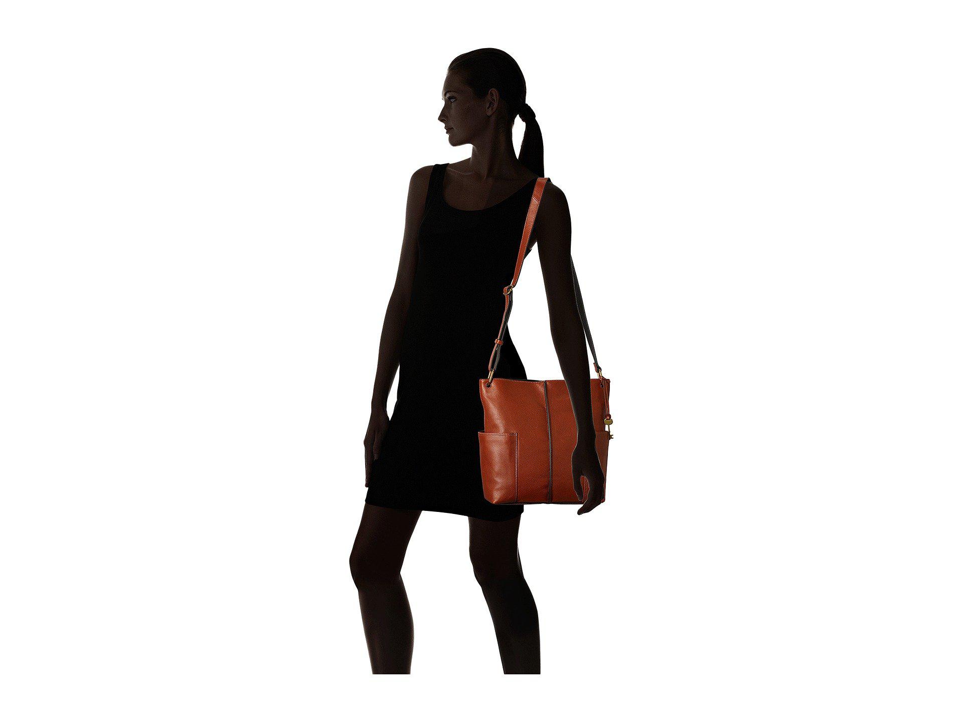 fossil lane crossbody black