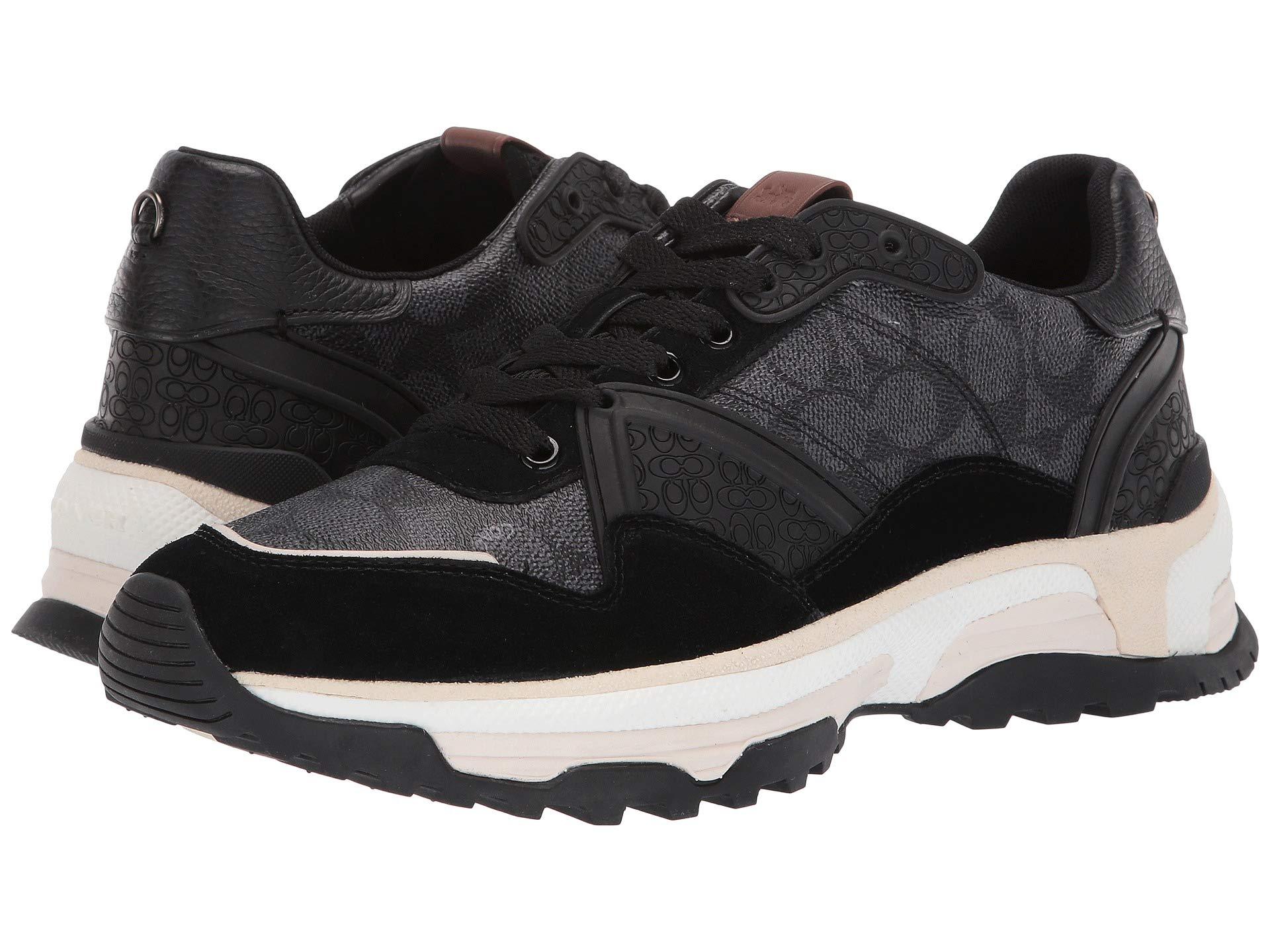 Lyst - COACH C143 Runner (black) Men's Shoes in Black for Men