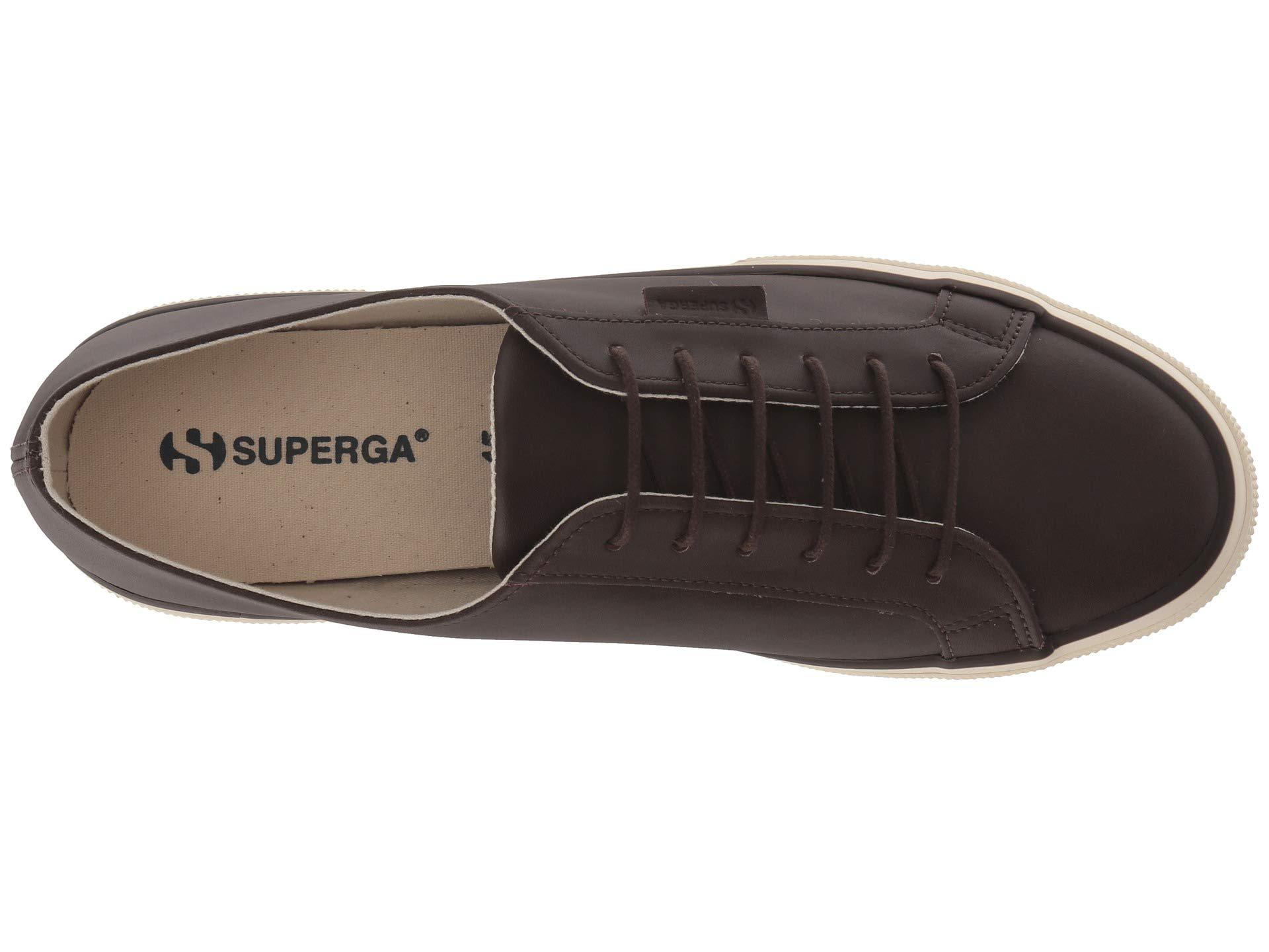 superga brown leather