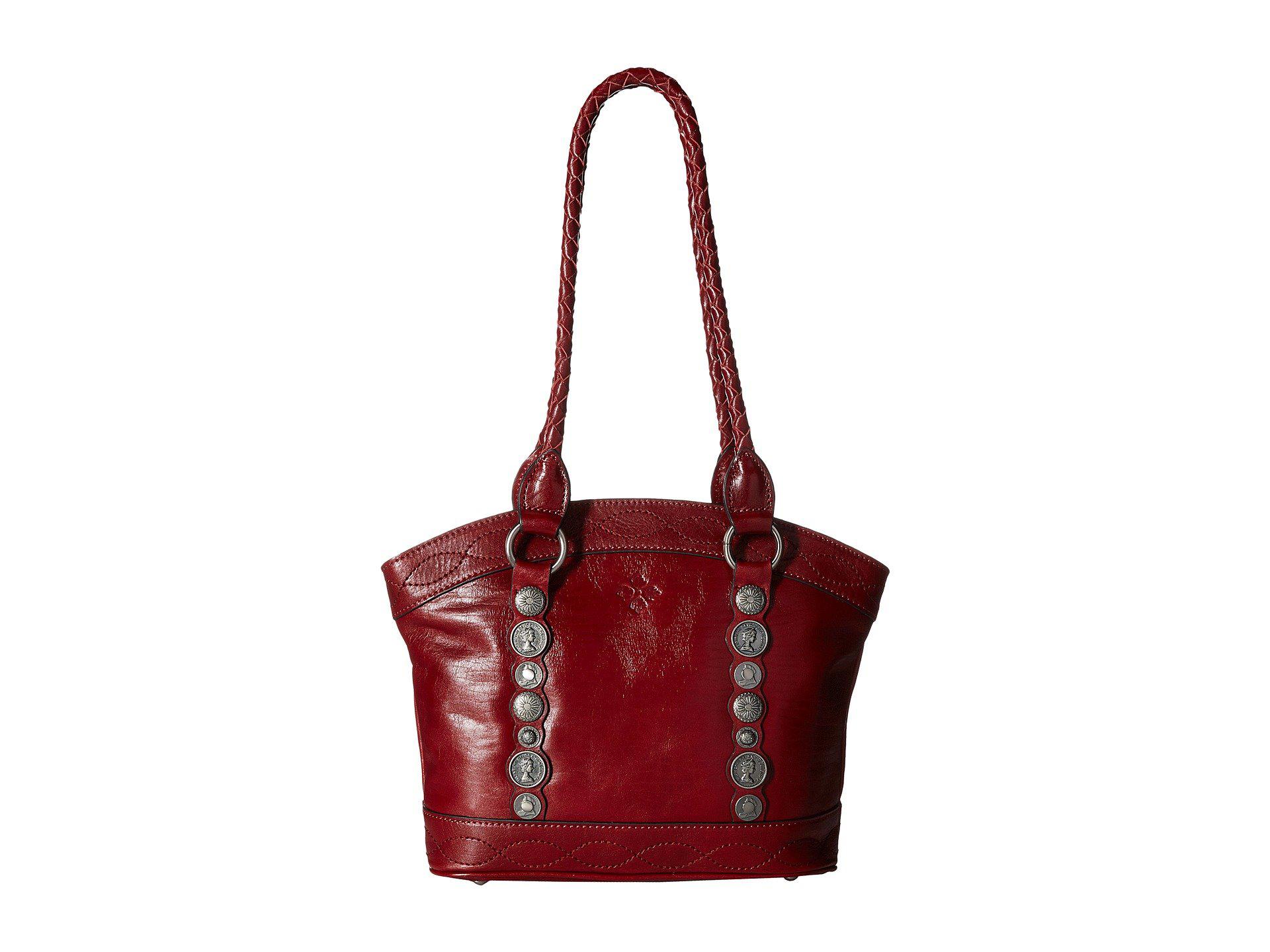 Patricia Nash Leather Zorita (oxblood) Handbags in Red Lyst