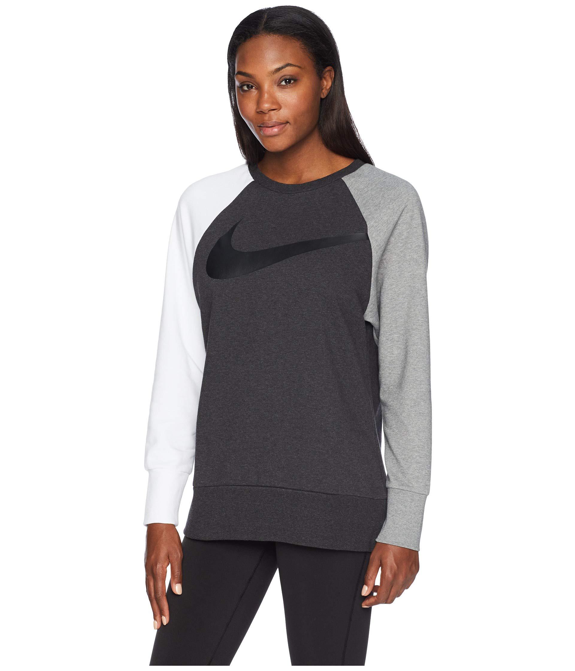 nike dry women's swoosh crew sweatshirt