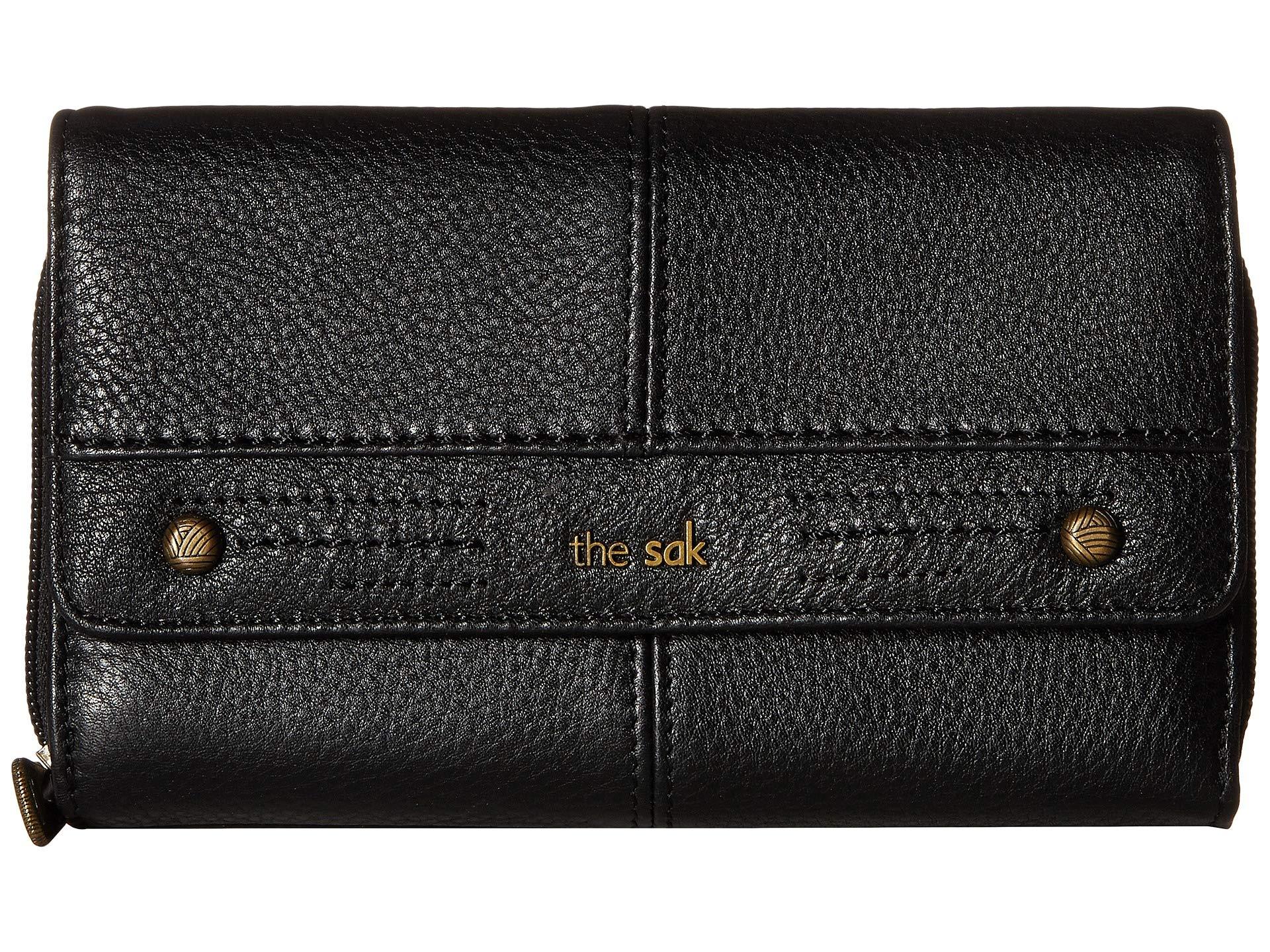 The Sak Leather Sequoia Extra Large Wallet in Black Lyst