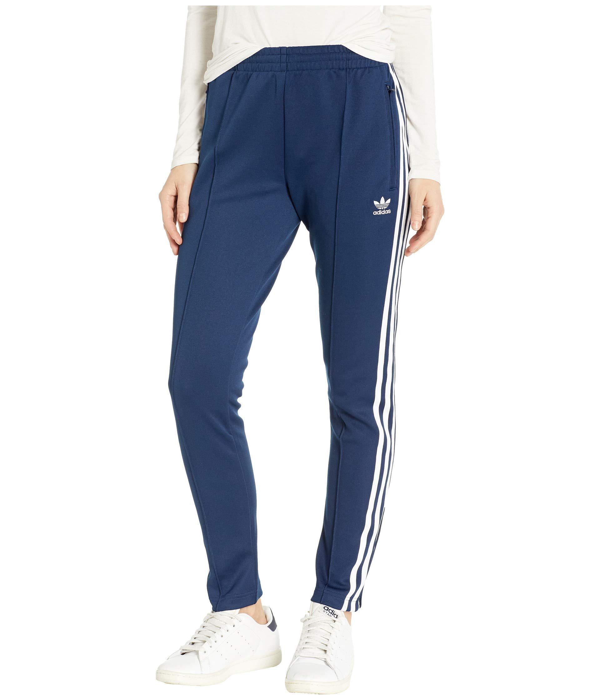 adidas Originals Synthetic Sst Track Pants (dark Blue) Women's Workout |  Lyst