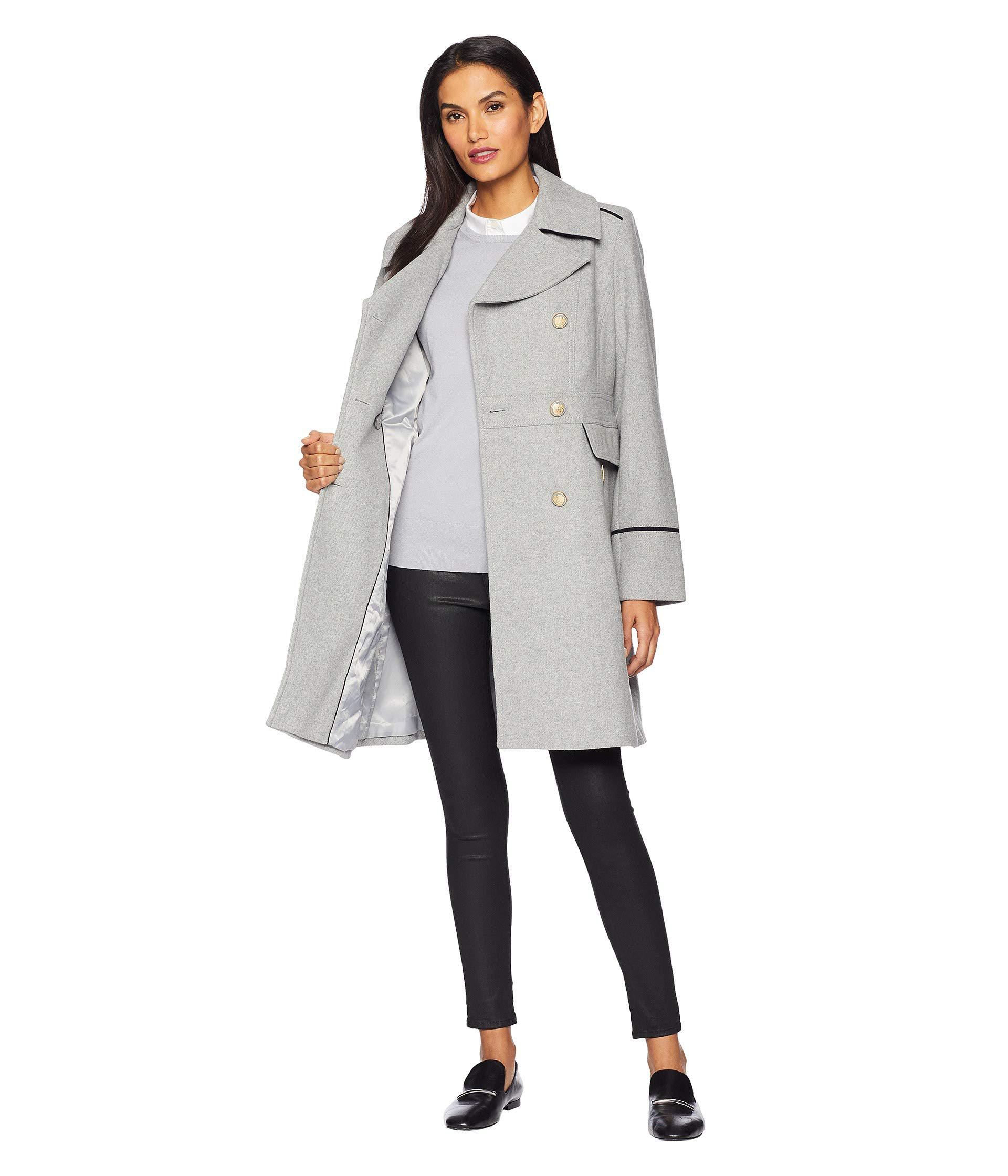 Light grey peacoat womens Clearance