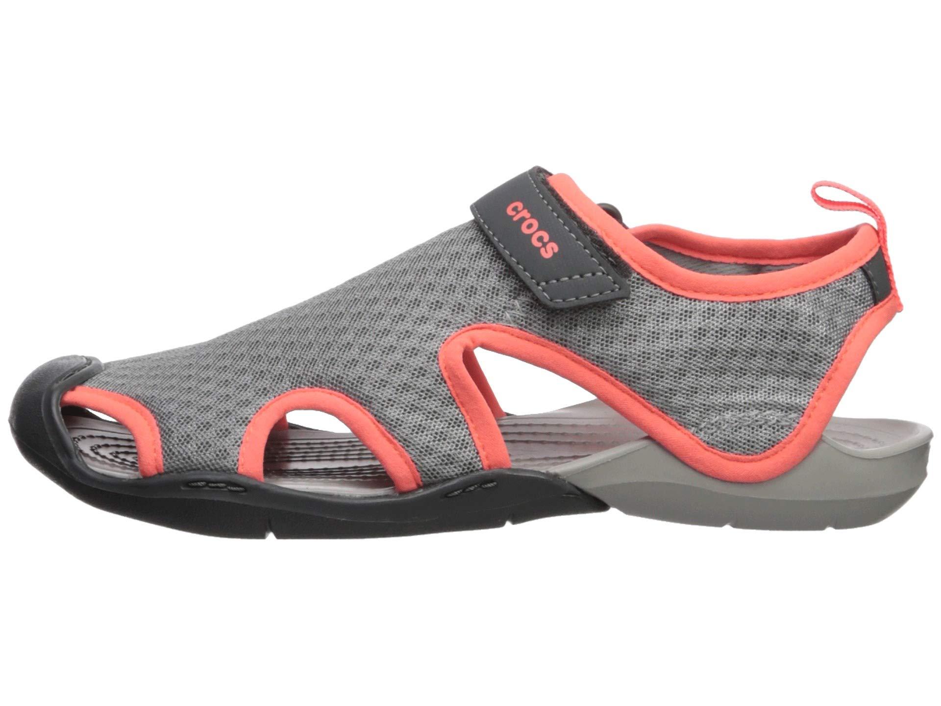 Crocs™ Swiftwater Mesh Sandal in Light Grey/Pearl White (Gray) - Lyst