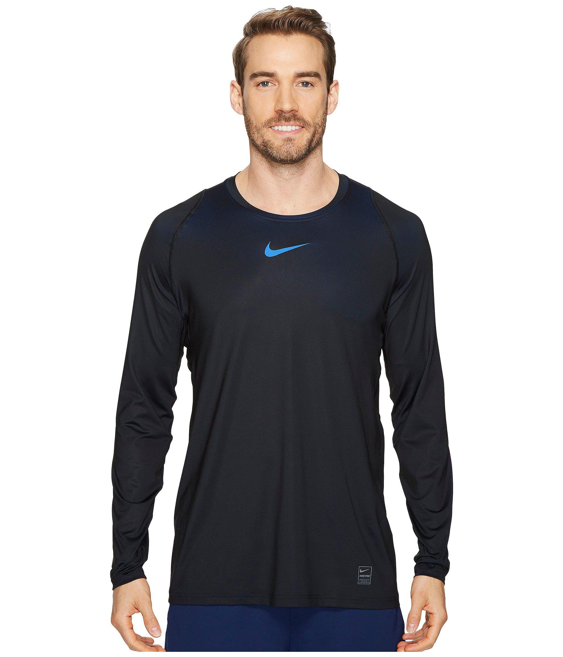 nike pro colorburst long sleeve