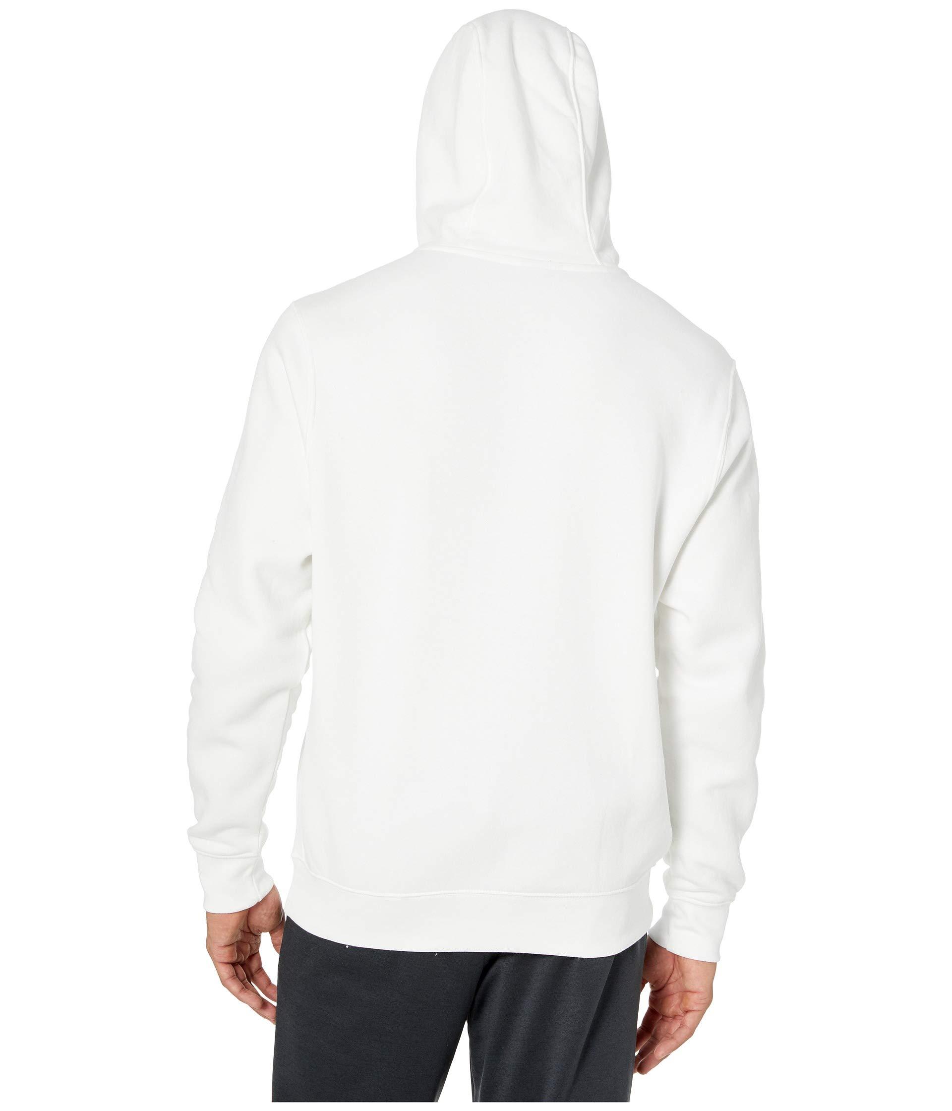 Nike Cotton Nsw Club Hoodie Pullover Graphics in White for Men - Lyst