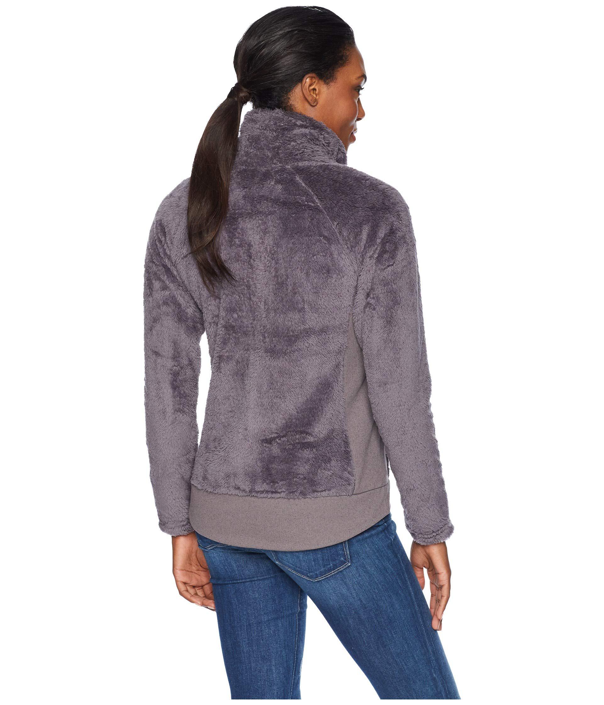the north face women's furry fleece full zip jacket