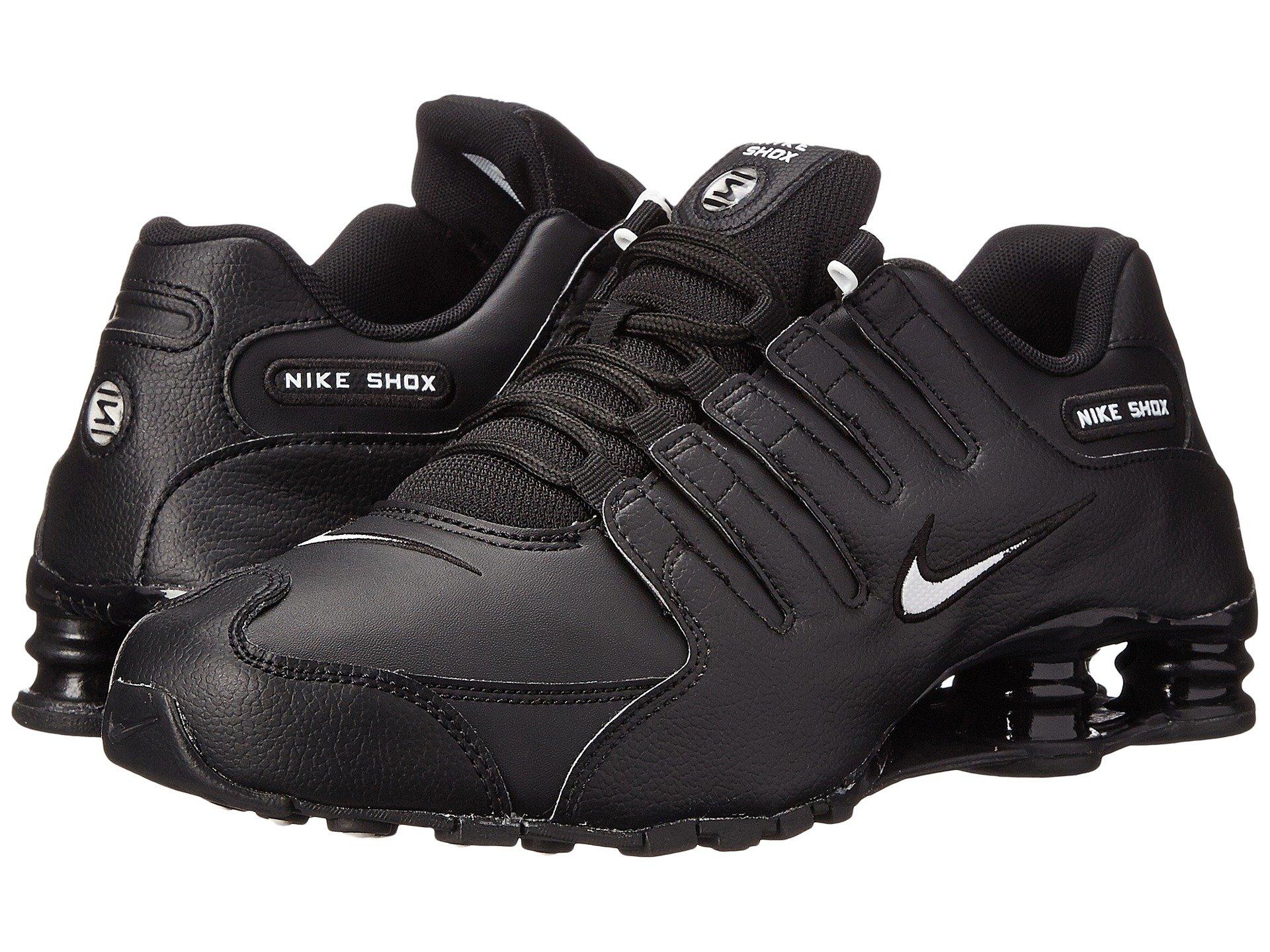 Nike Synthetic Shox Nz Eu in Black,White (Black) for Men | Lyst