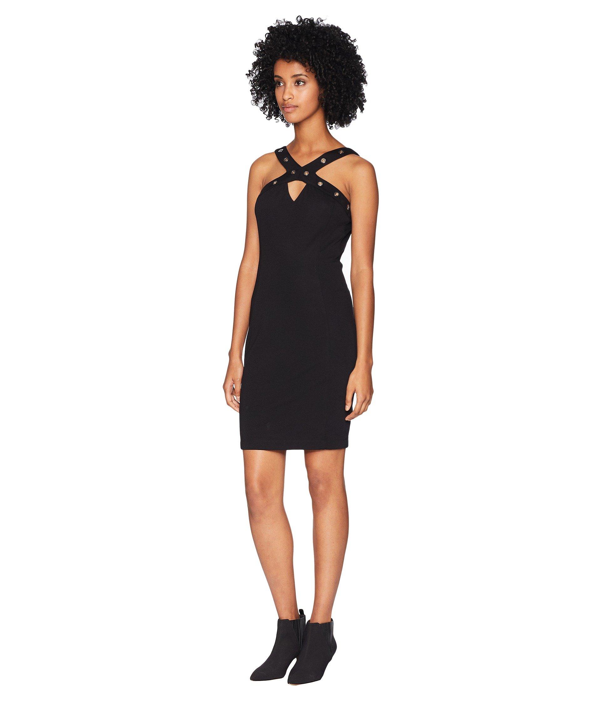 versace jeans black dress
