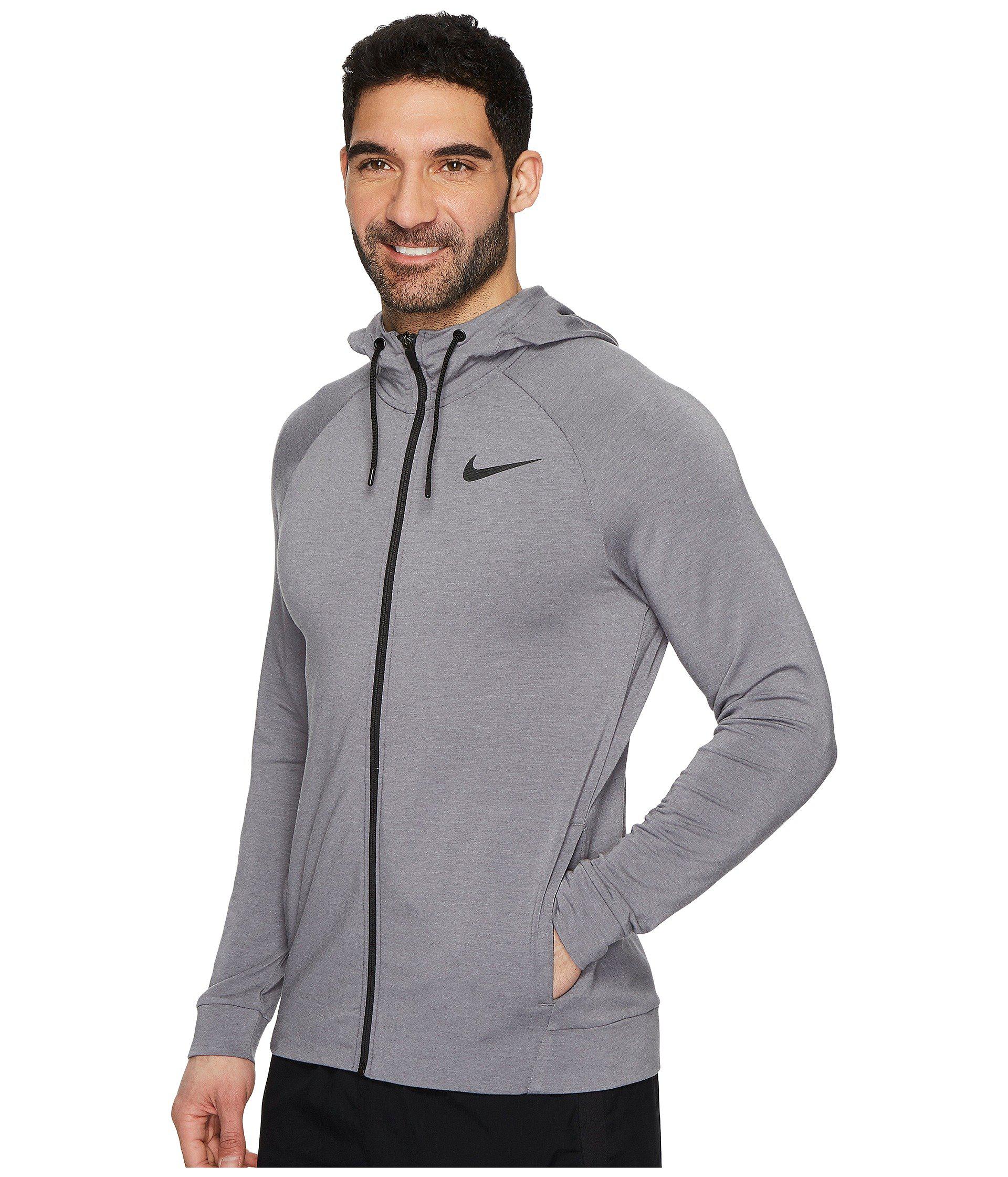 nike dri fit zip up hoodie