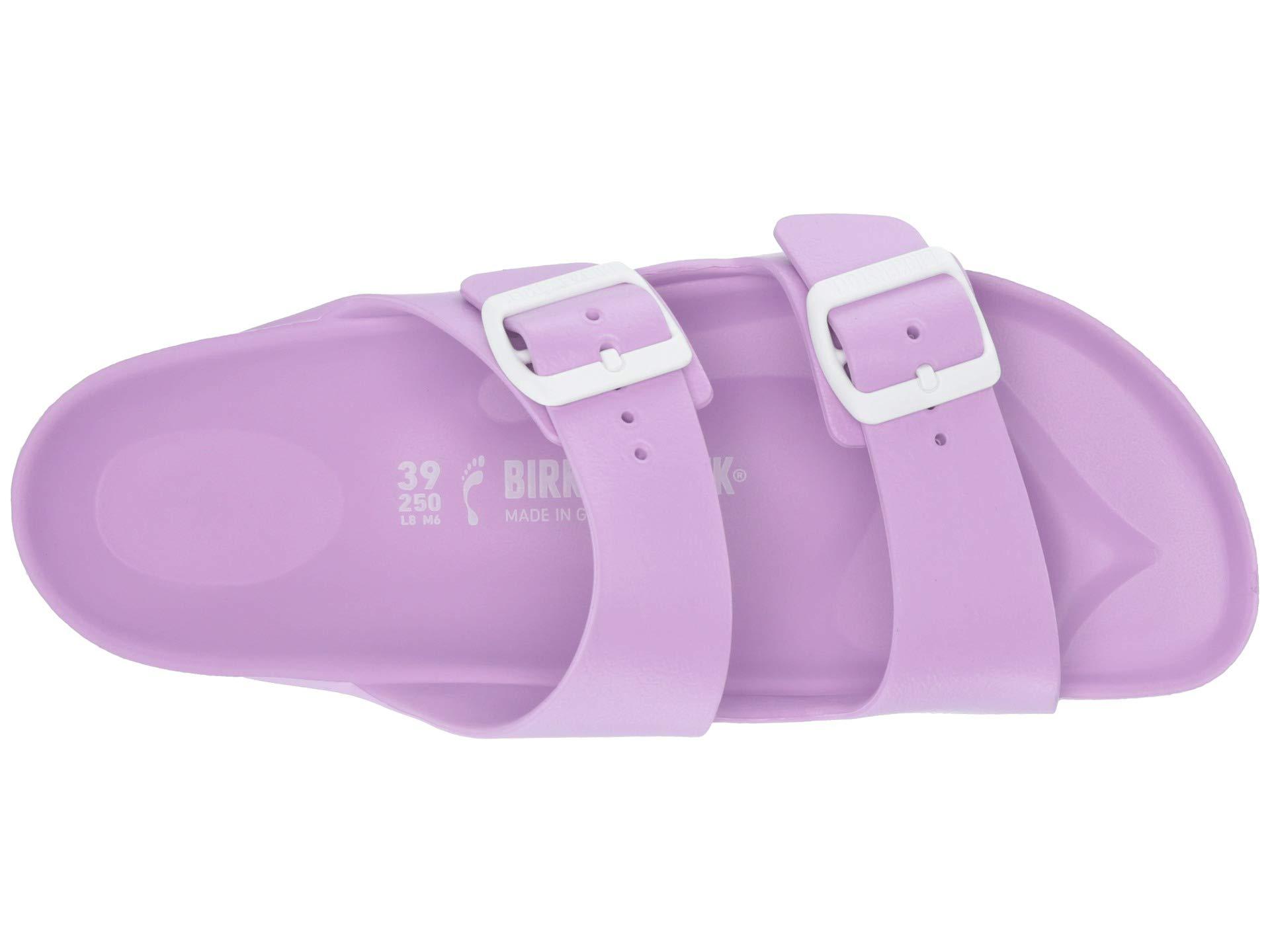 Birkenstock Arizona Eva Essentials Slide Sandals in Lilac (Purple) - Save  85% - Lyst