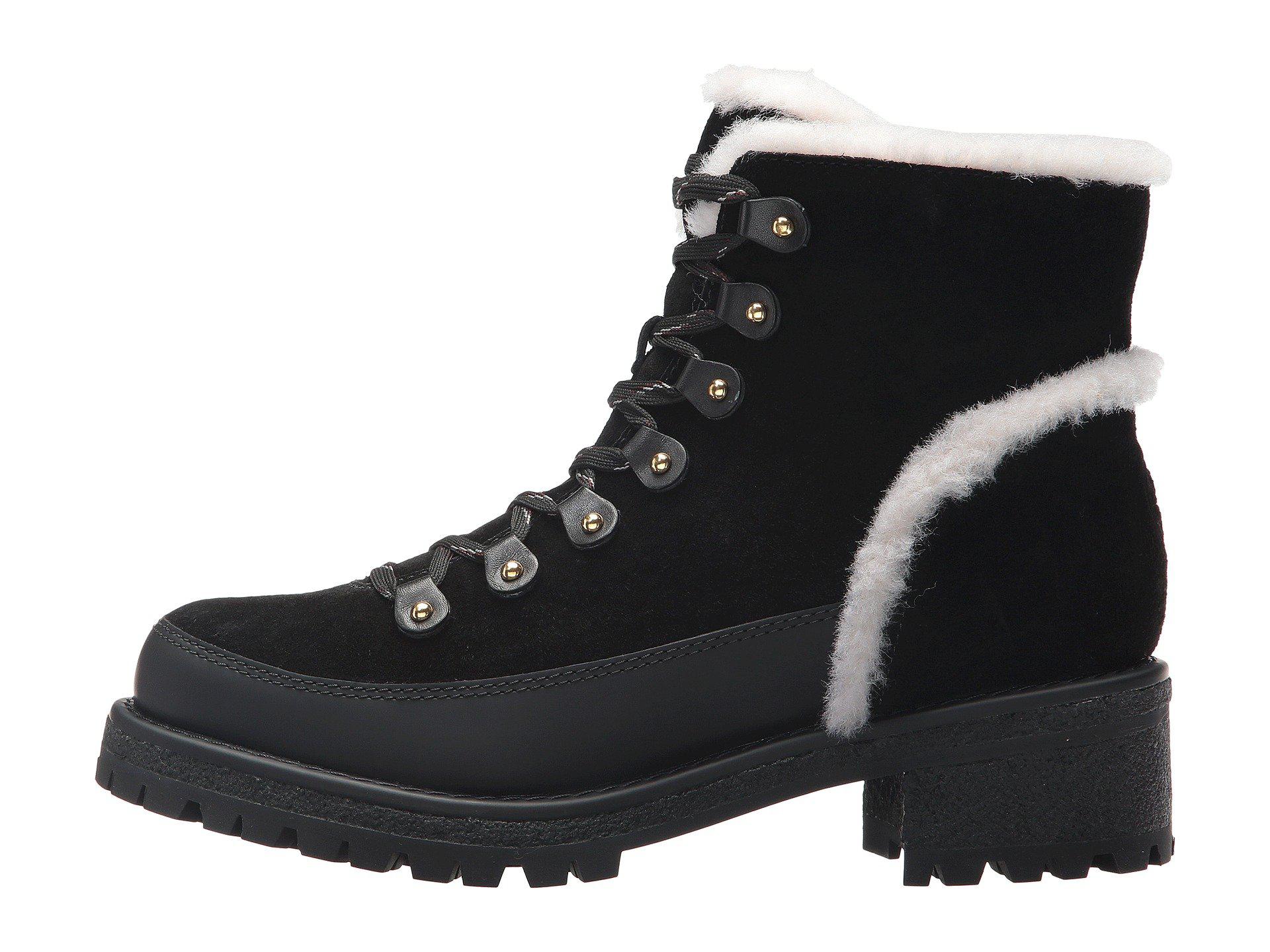 tory burch cooper shearling boot