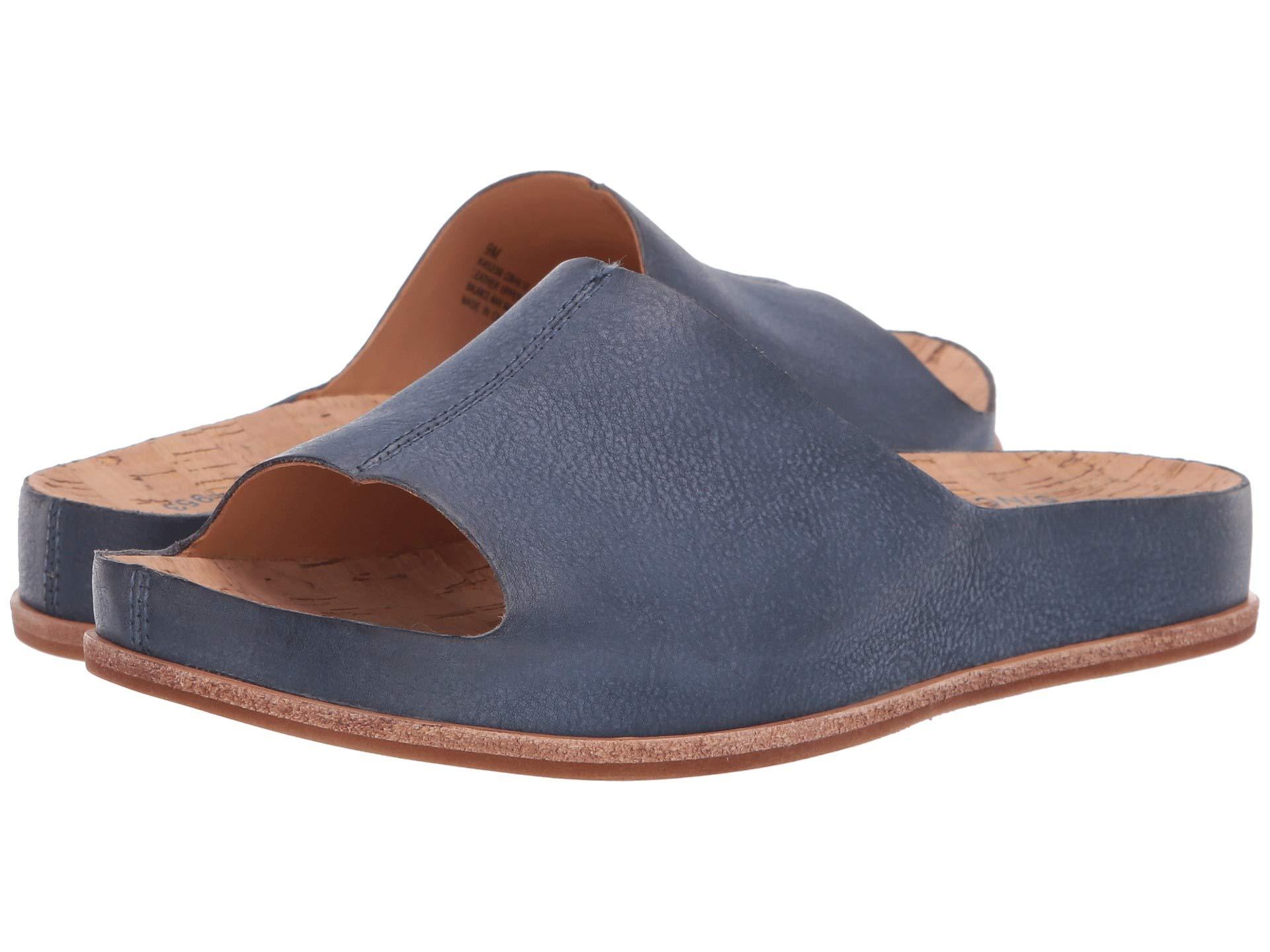 KorkEase Leather Tutsi in Navy Leather (Blue) Lyst