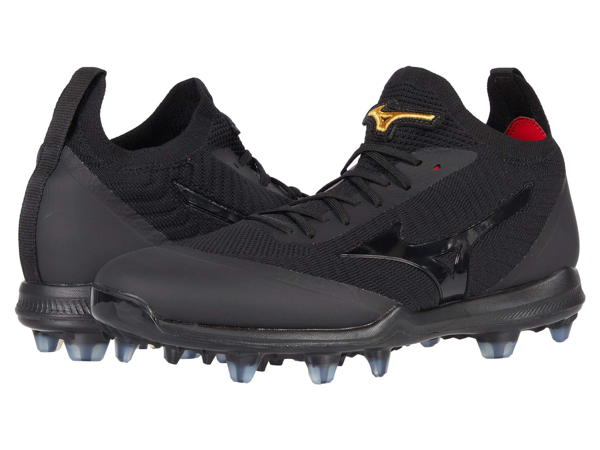Mizuno Pro Dominant Tpu Knit Molded Baseball Cleat in Black for Men | Lyst