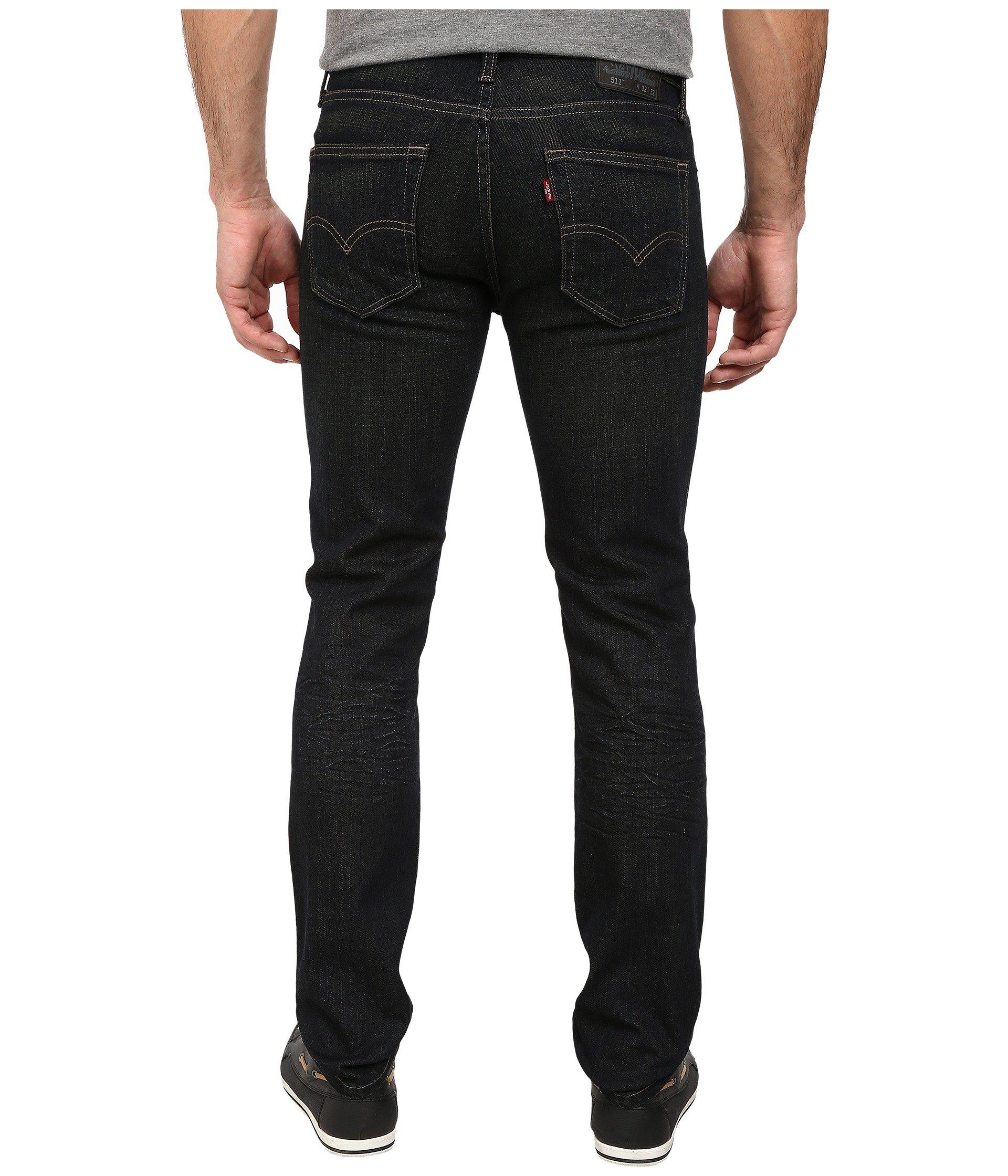 levi's 511 clean dark
