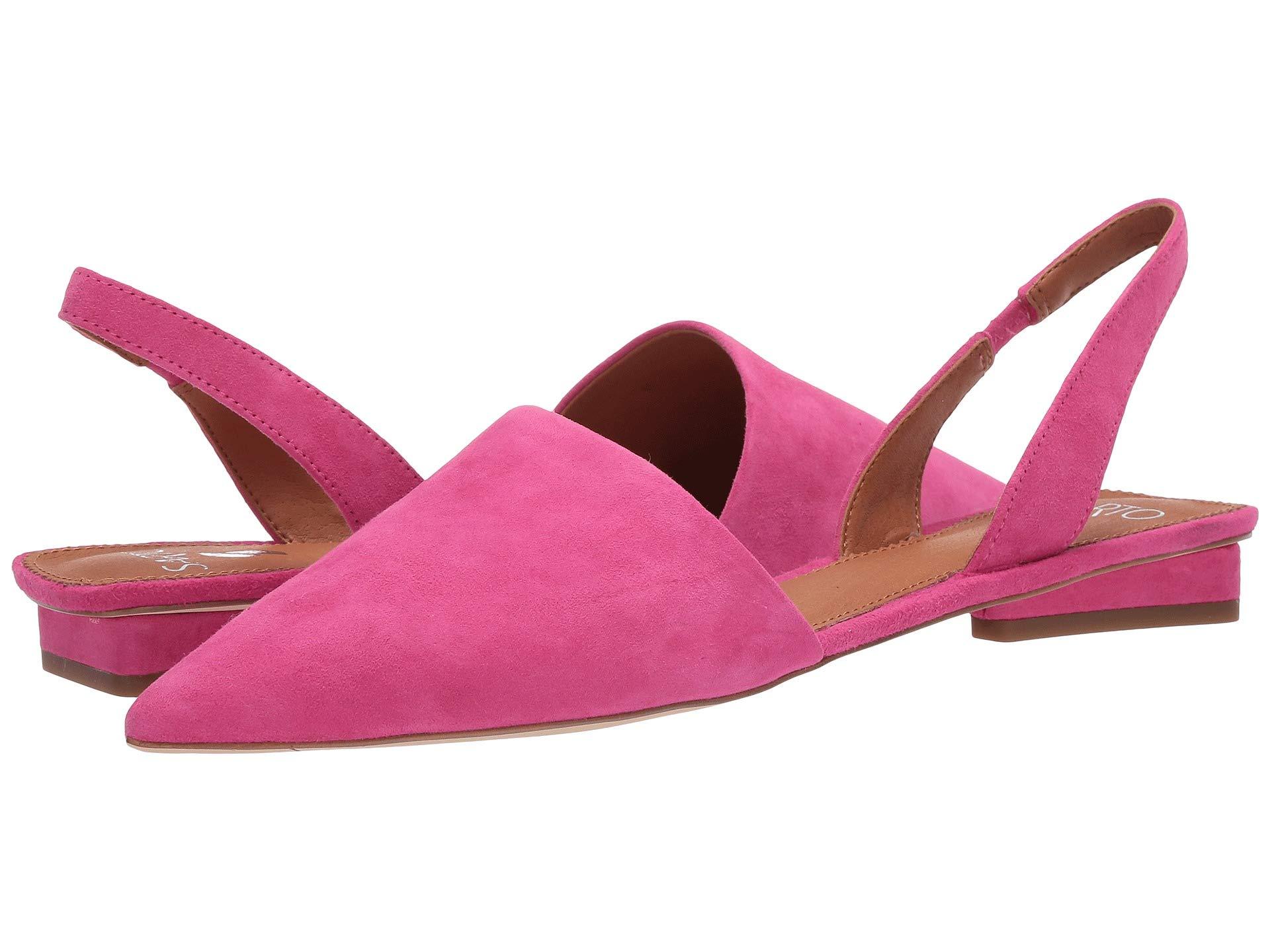 sarto by franco sarto pointed toe slingback flat