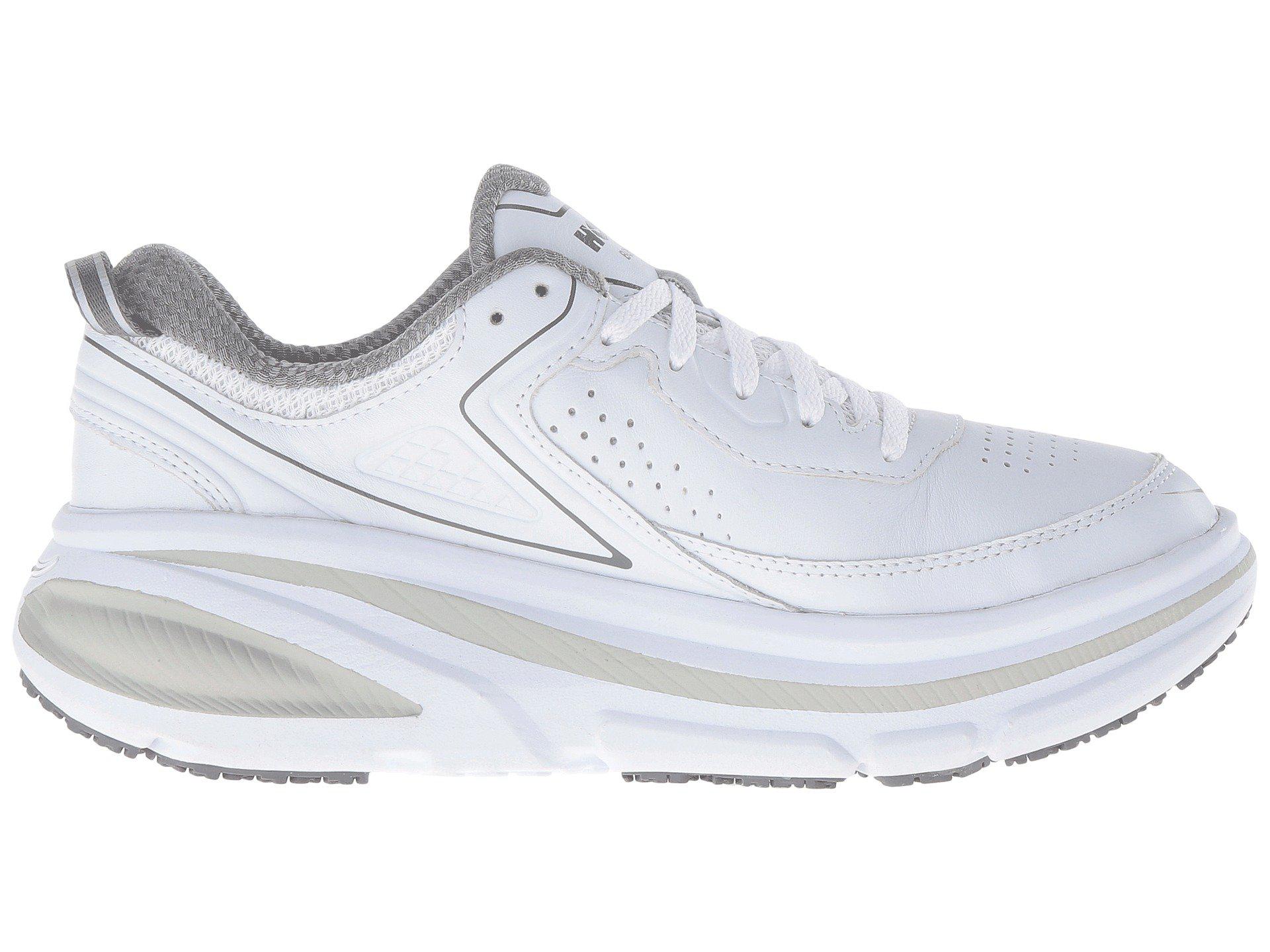 all white hokas
