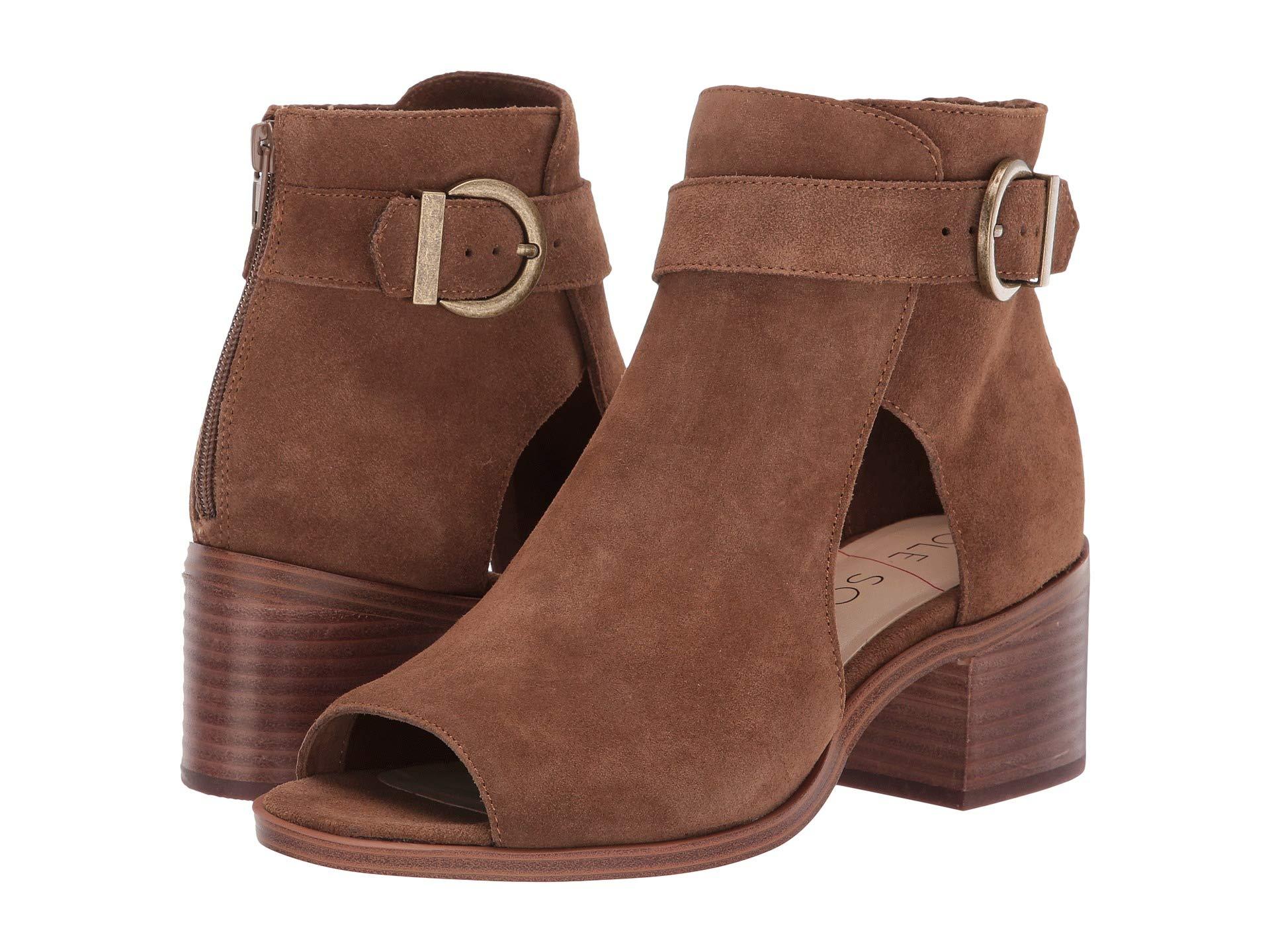 Sole Society Suede Tracy in Brown - Lyst