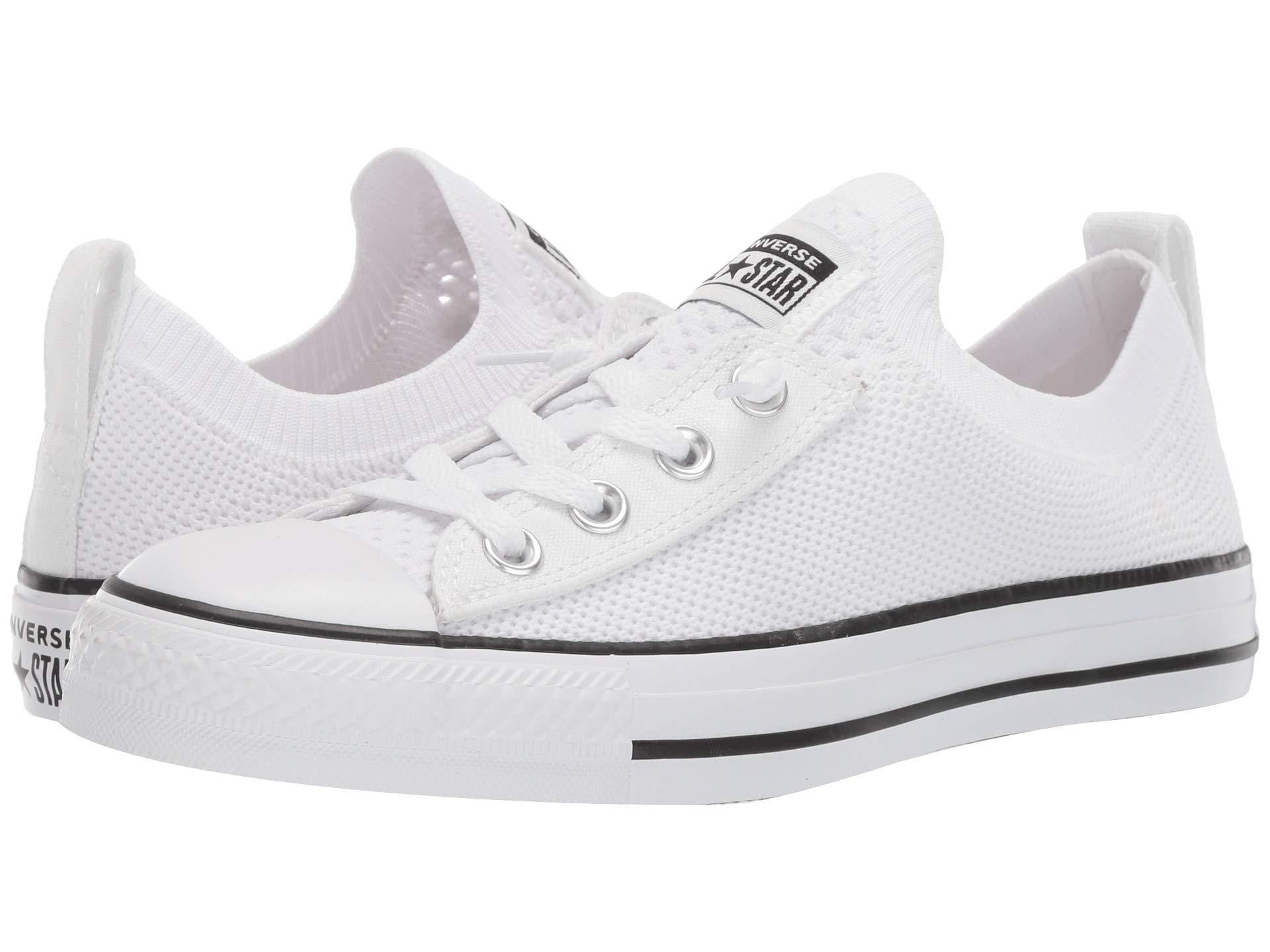 Converse Chuck Taylor Shoreline Knit Slip On Sneakers in White | Lyst