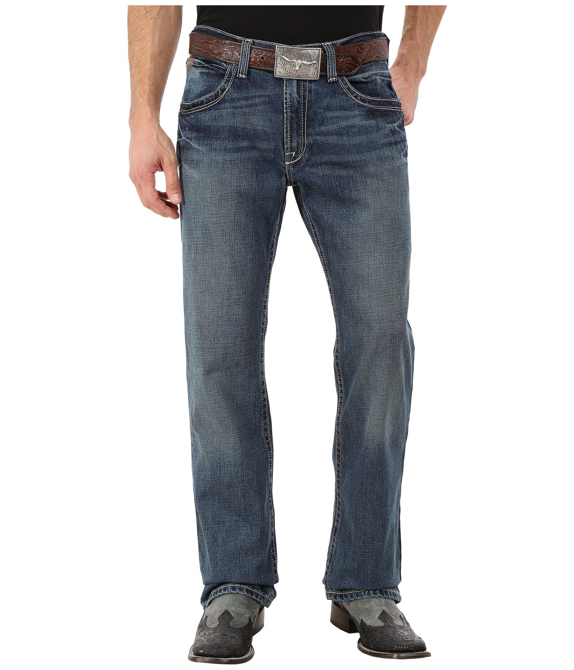 Ariat Cotton M4 Low Rise Boot Cut In Gulch (gulch) Jeans in Blue for