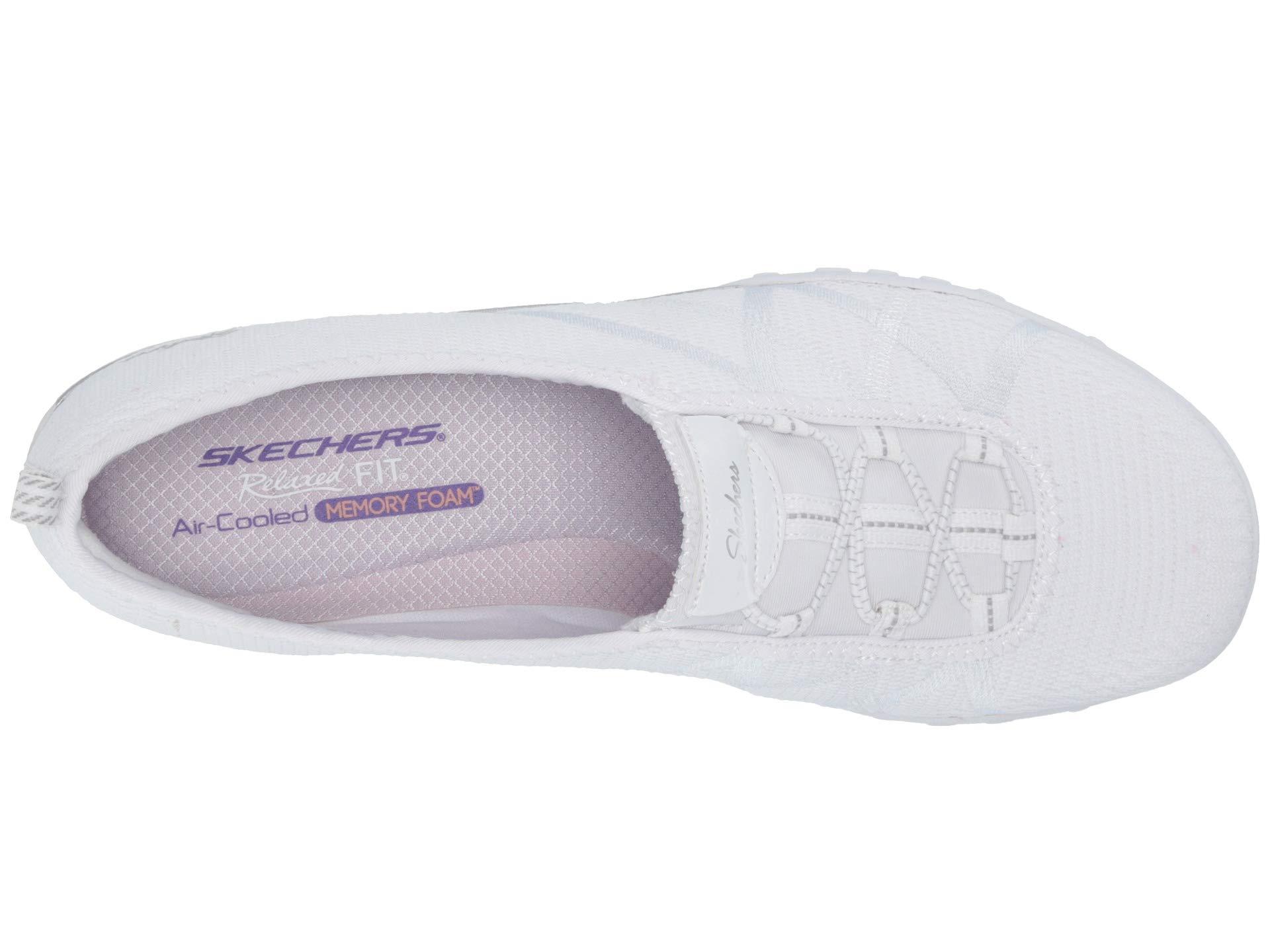 Skechers Satin Breathe-easy - A Look in White | Lyst