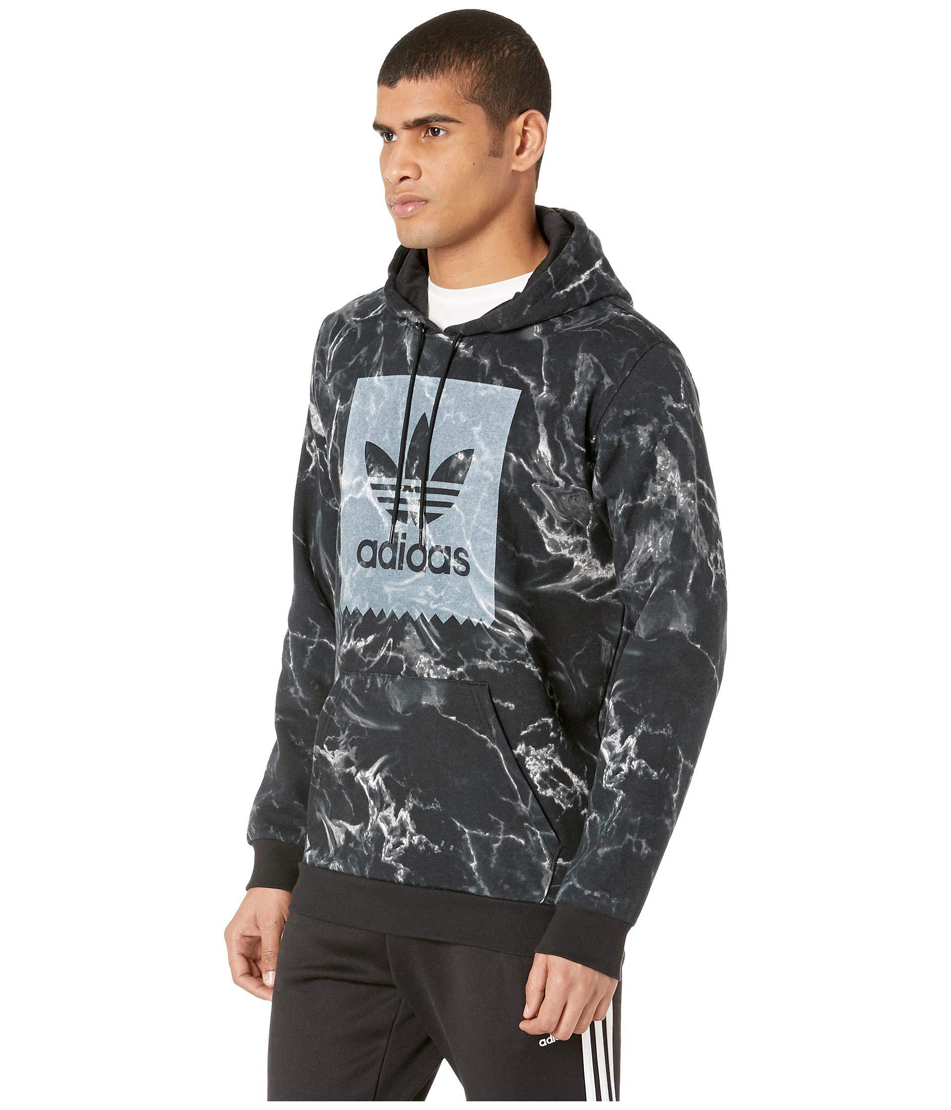 adidas marble print hoodie
