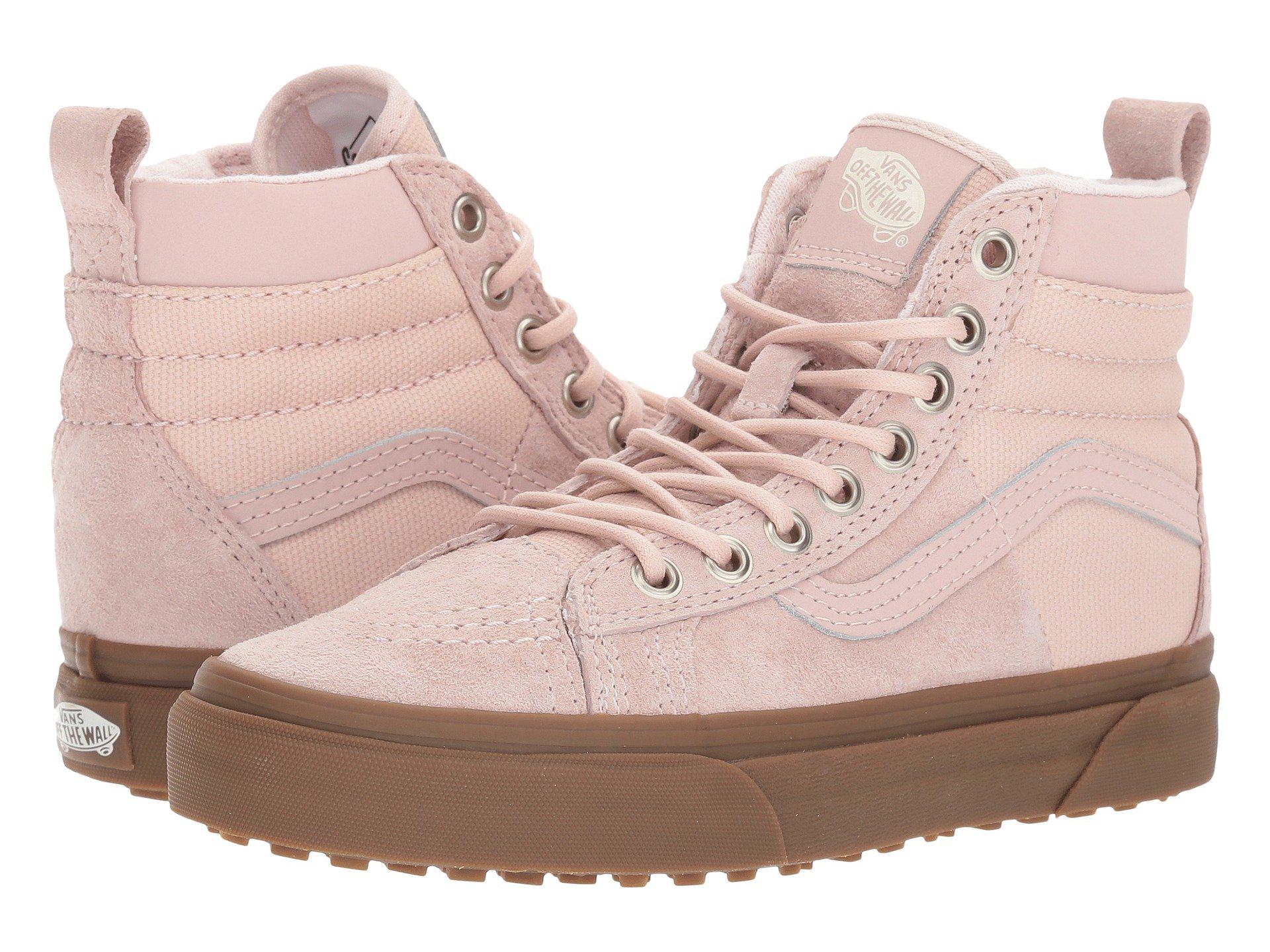 vans sk8 hi mte pink