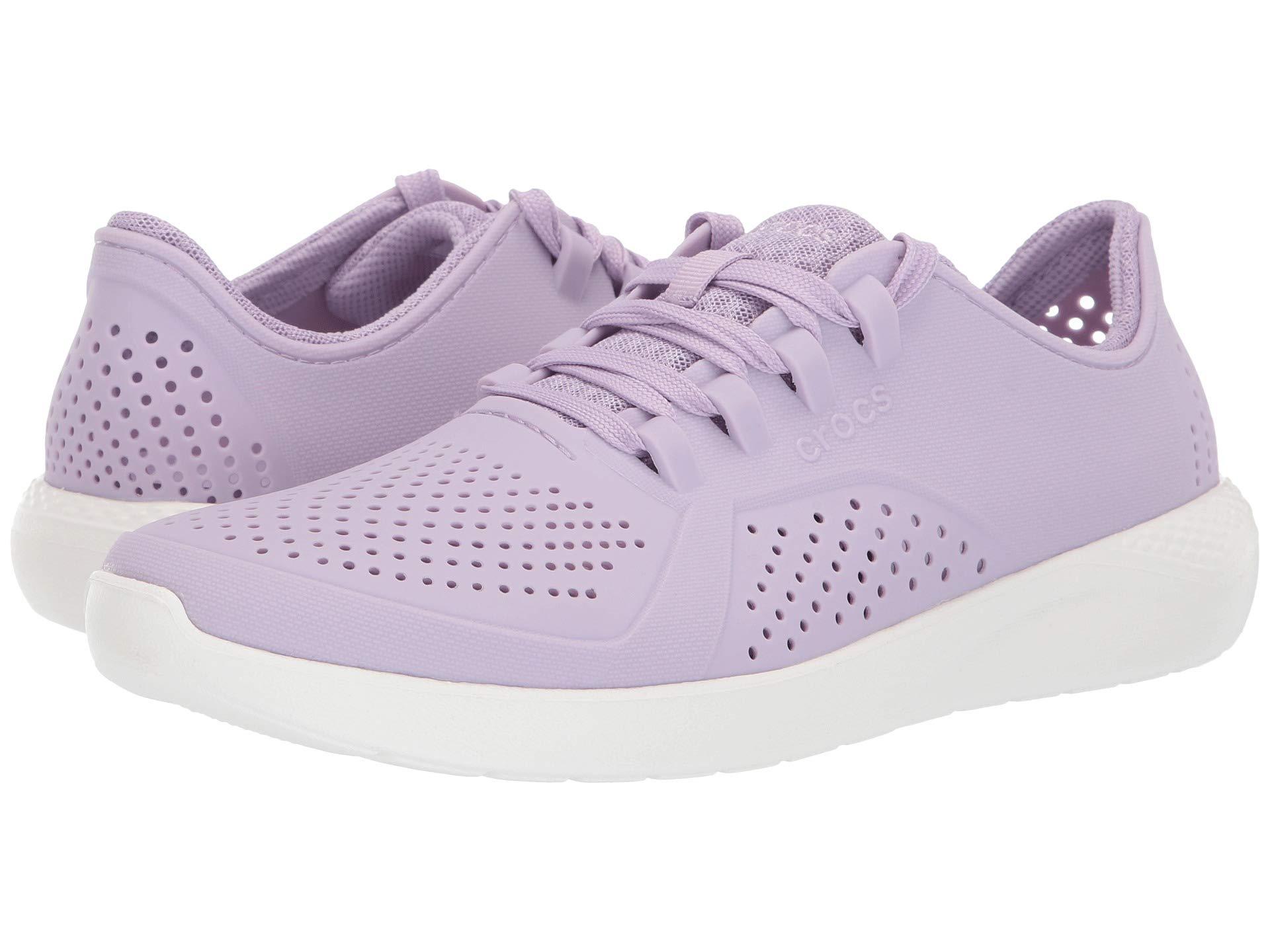 crocs white tennis shoes