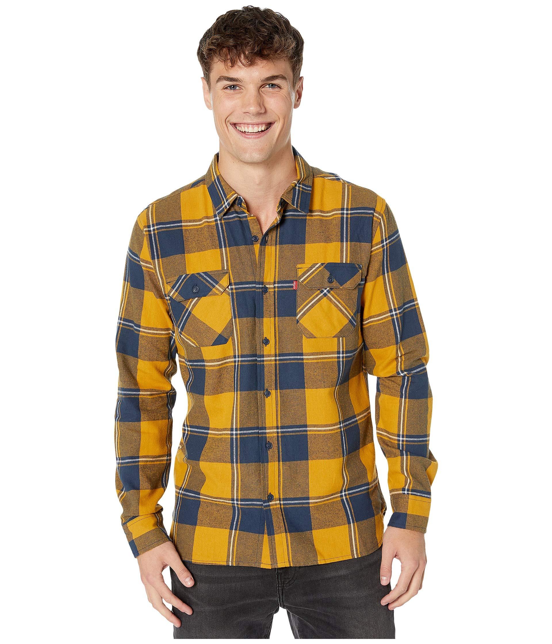 levi's flannel shirt mens