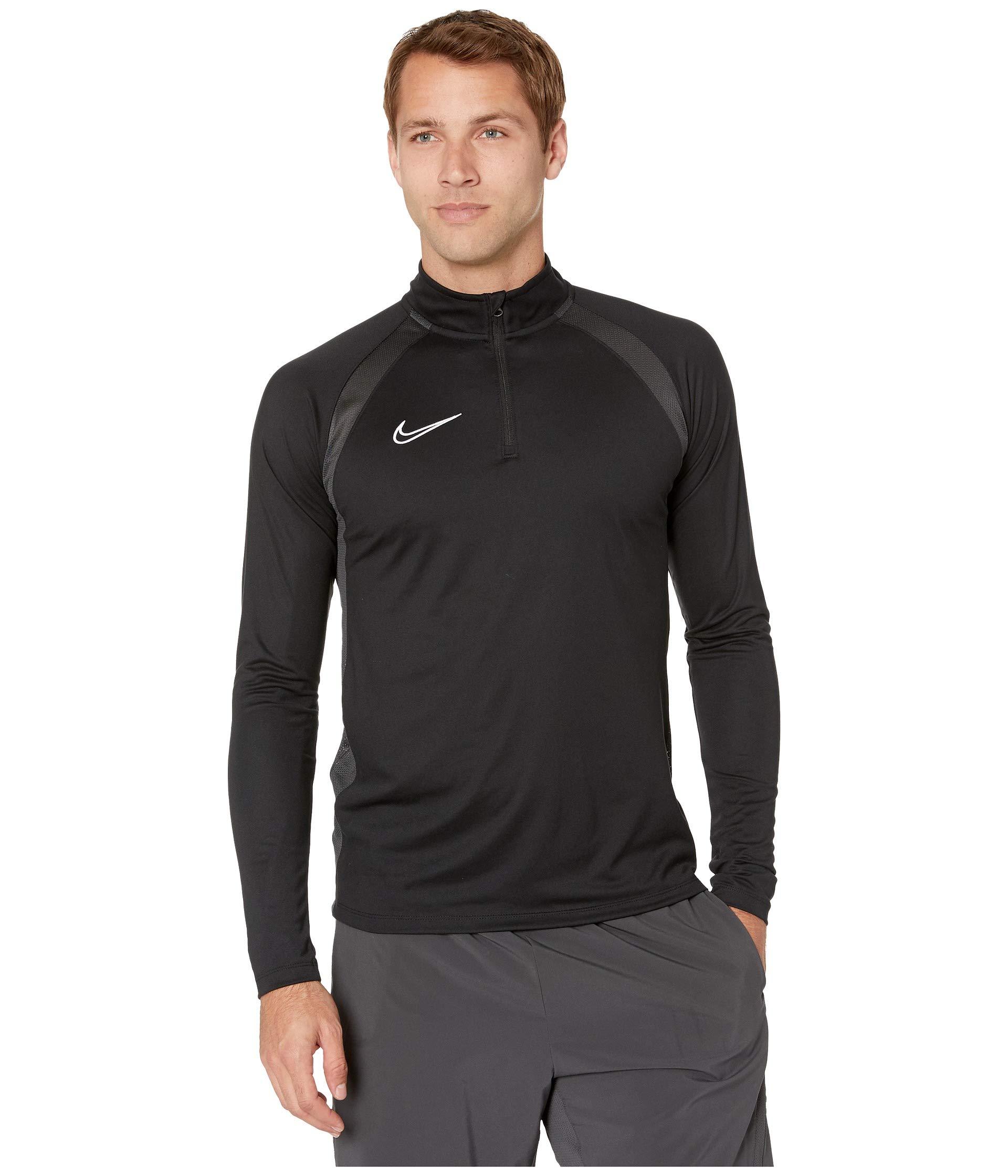 Nike Dry Academy Smr Drill Top (black/anthracite/white) Men's Workout ...